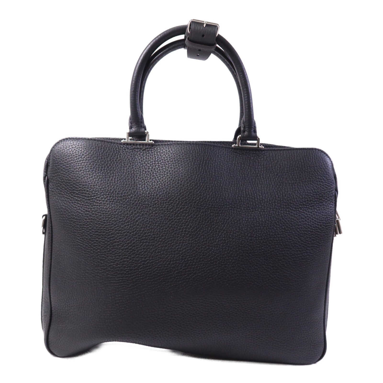 LOUIS VUITTON Taurillon Armand Briefcase銀扣手挽肩背兩用袋