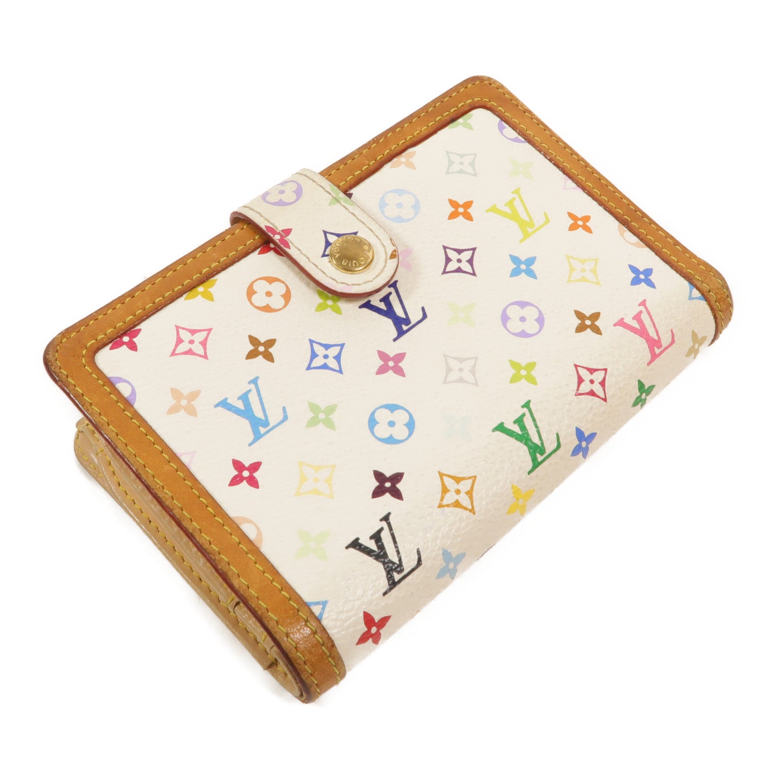 LOUIS VUITTON Monogram Multicolore Takashi Murakami Portefeuille Viennois錢包