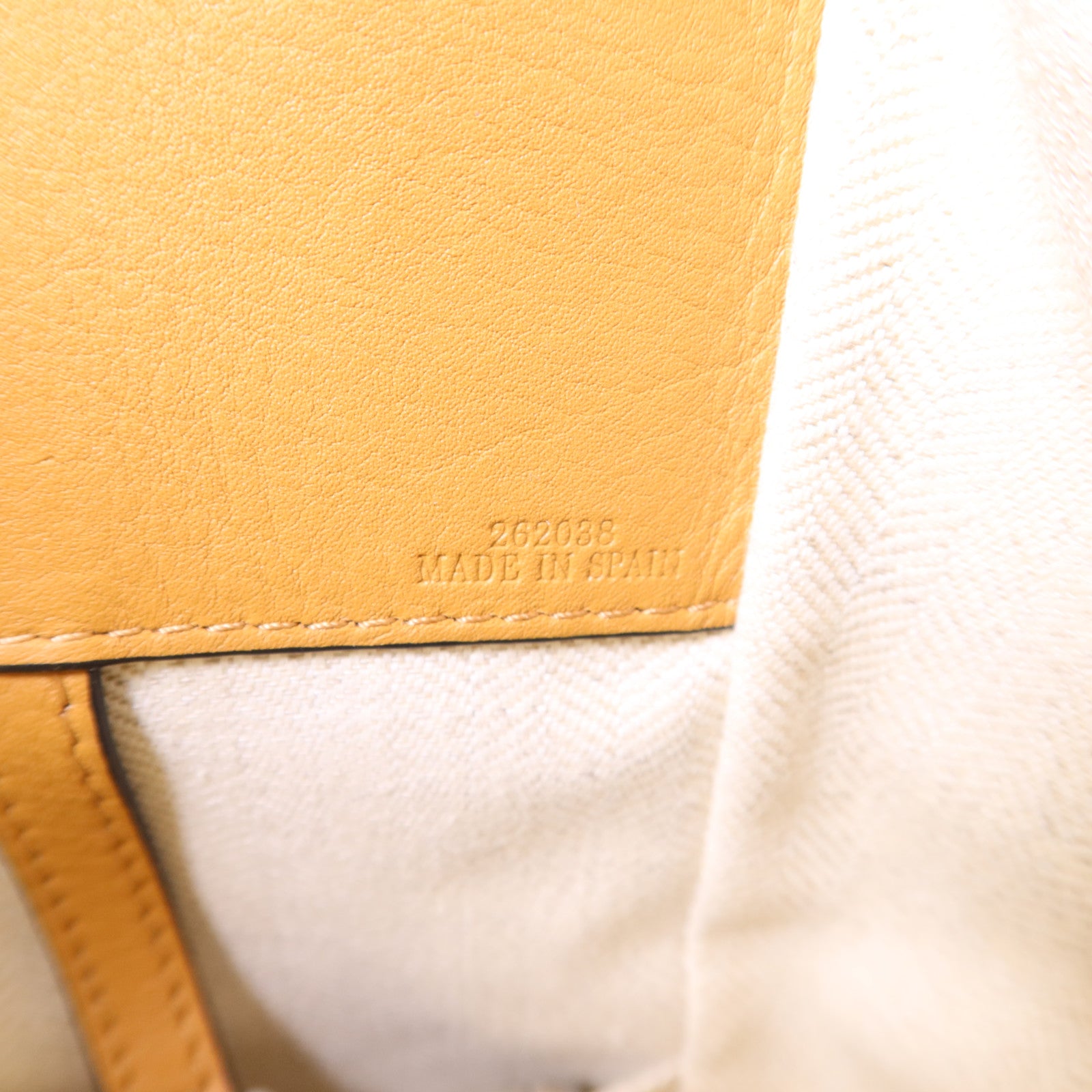 LOEWE 帆布/牛皮皮革Small Hammock Ken Price銀扣肩背袋