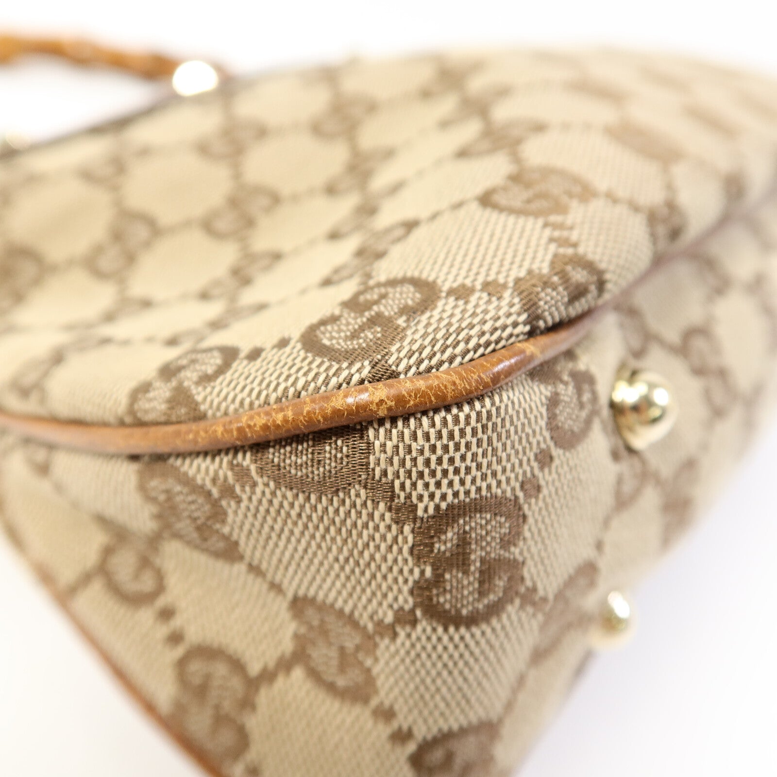GUCCI GG帆布Bamboo Hand Bag手挽袋