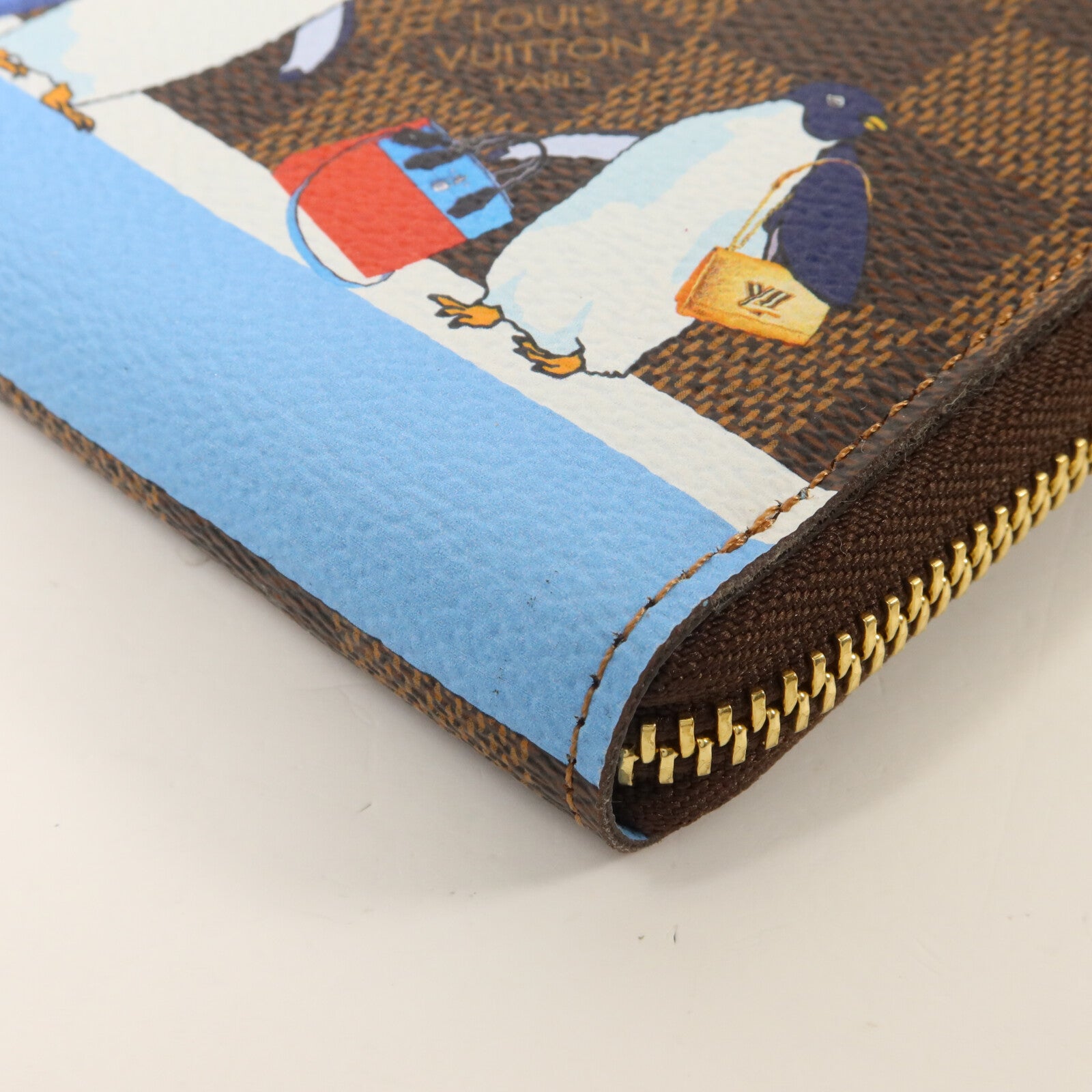 LOUIS VUITTON Damier Portefeuille Clemence長錢包