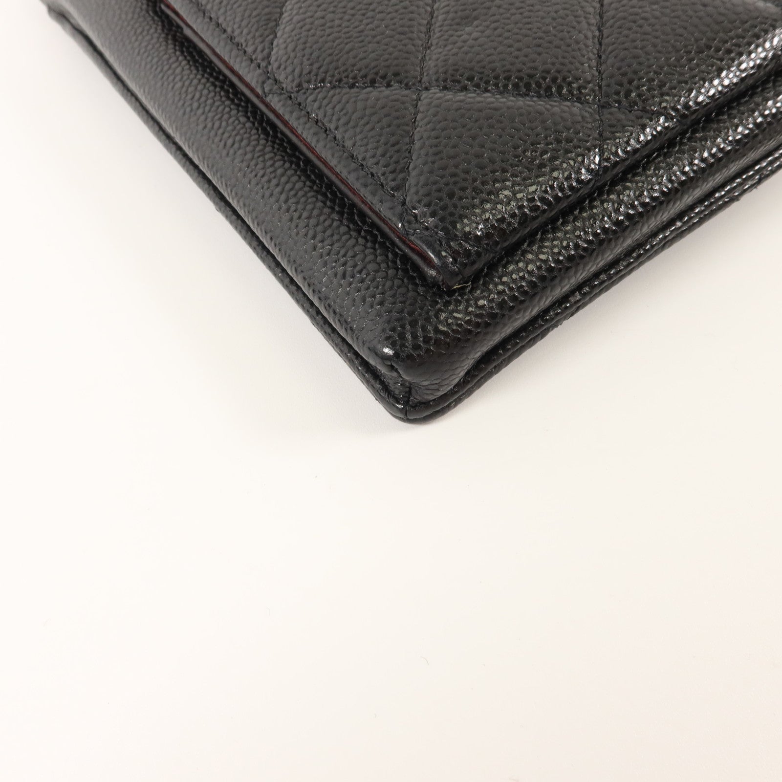 CHANEL 牛皮皮革Classic Phone Holder With Chain銀扣肩背袋