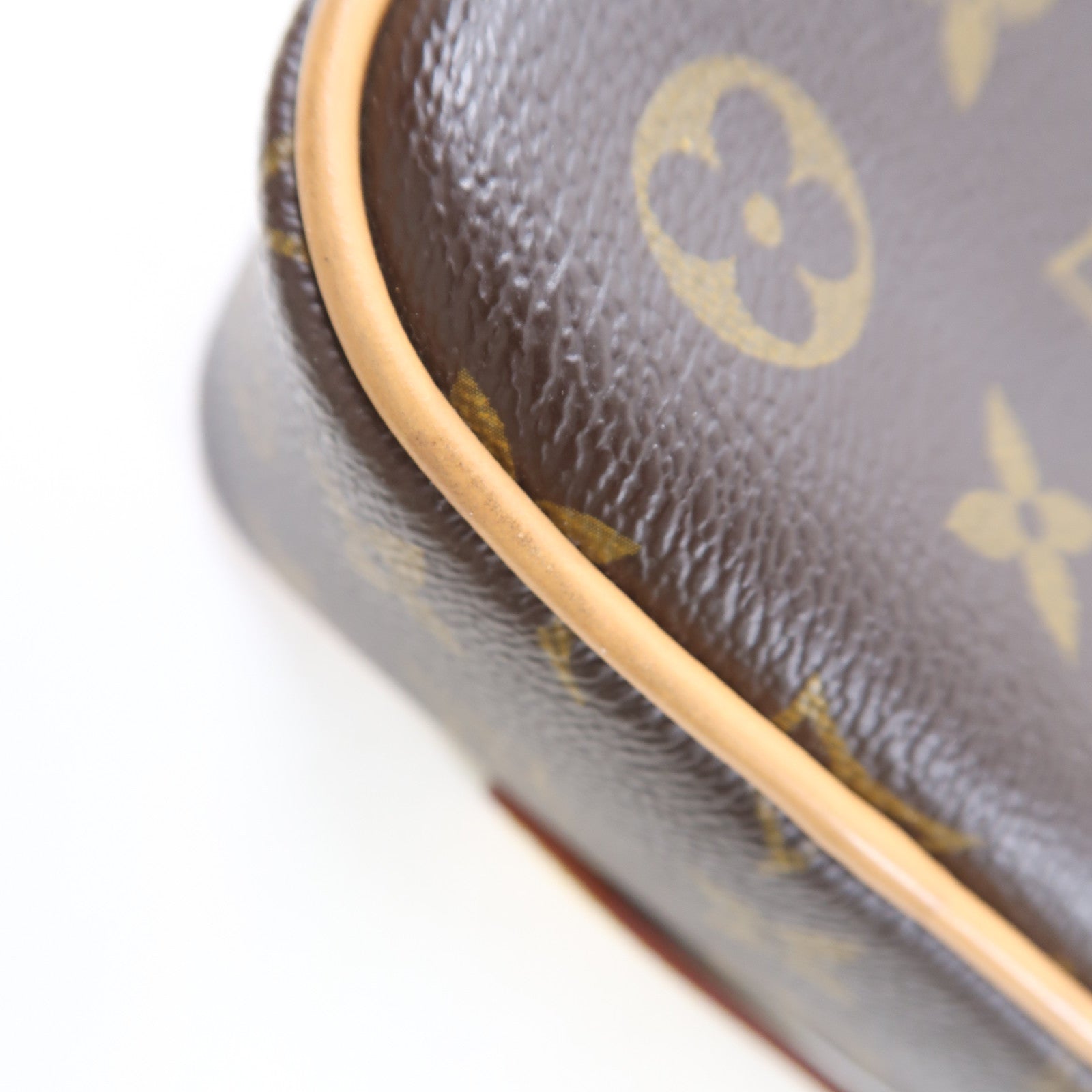 LOUIS VUITTON Monogram Game On Coeur金扣肩背袋棕色