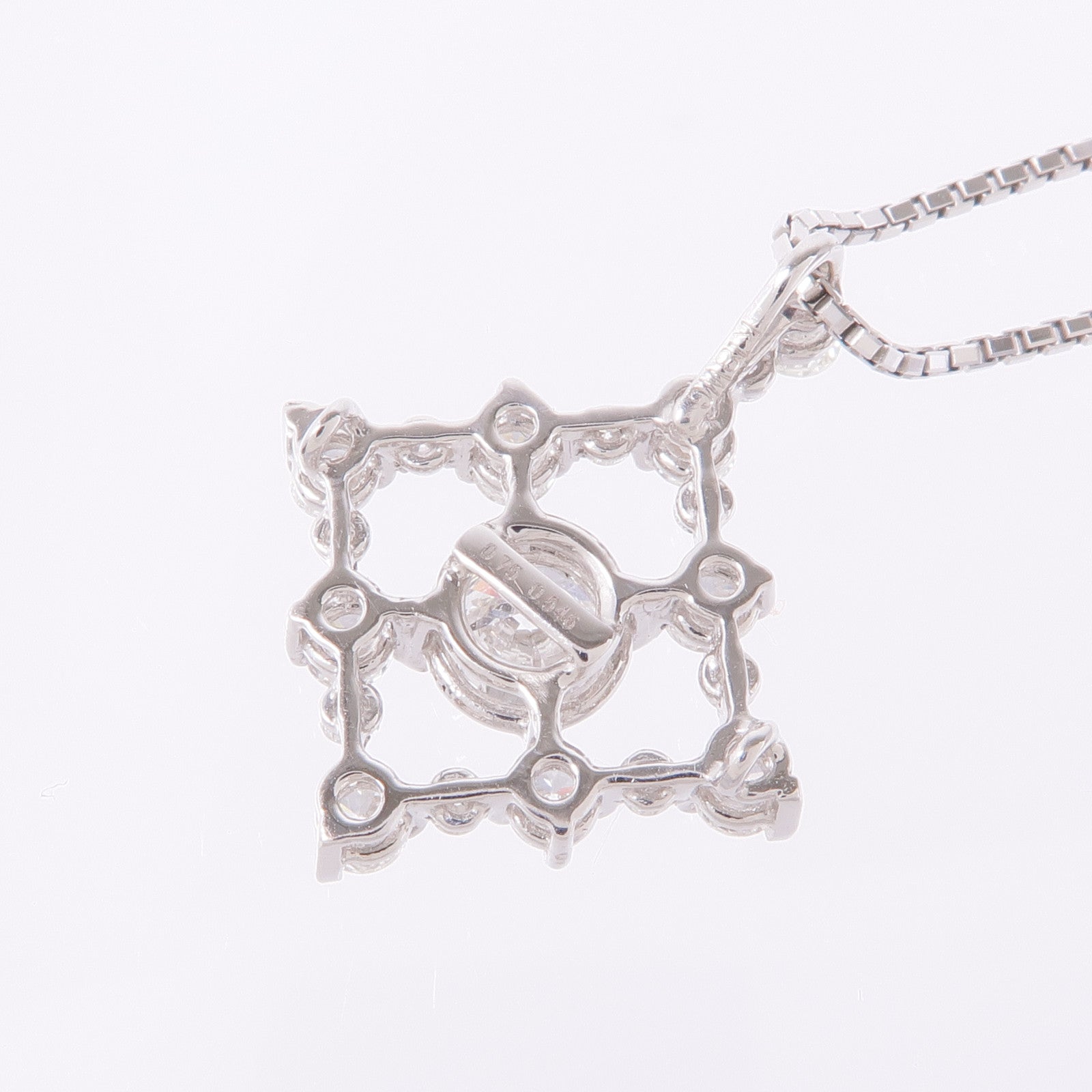 JEWELRY Diamond Necklace 18K White Gold