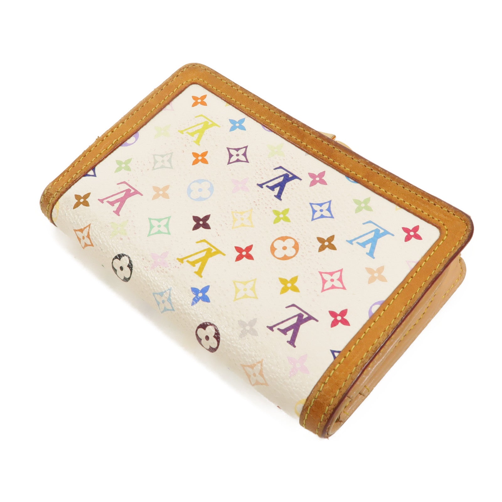 LOUIS VUITTON Monogram Multicolore Takashi Murakami Portefeuille Viennois錢包