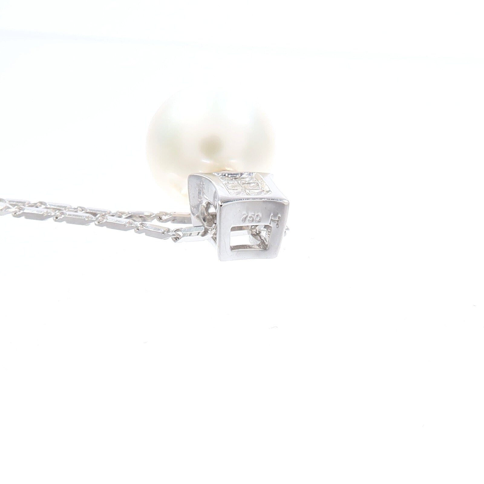 JEWELRY 18K白金Pearl Diamond Necklace珍珠/鑽石項鍊