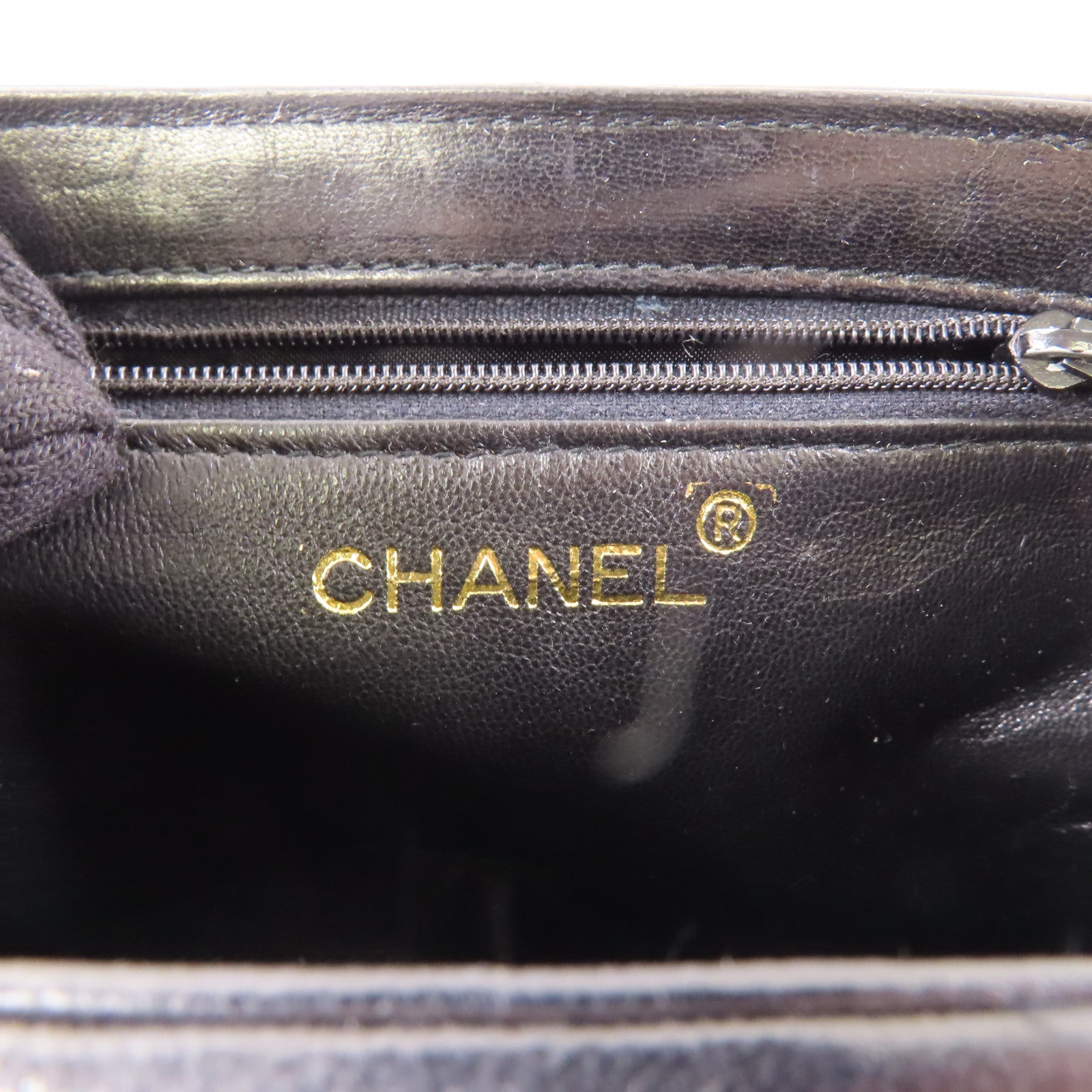 CHANEL 【激減優惠】羊皮皮革Vintage Shoulder金扣鏈帶肩背袋