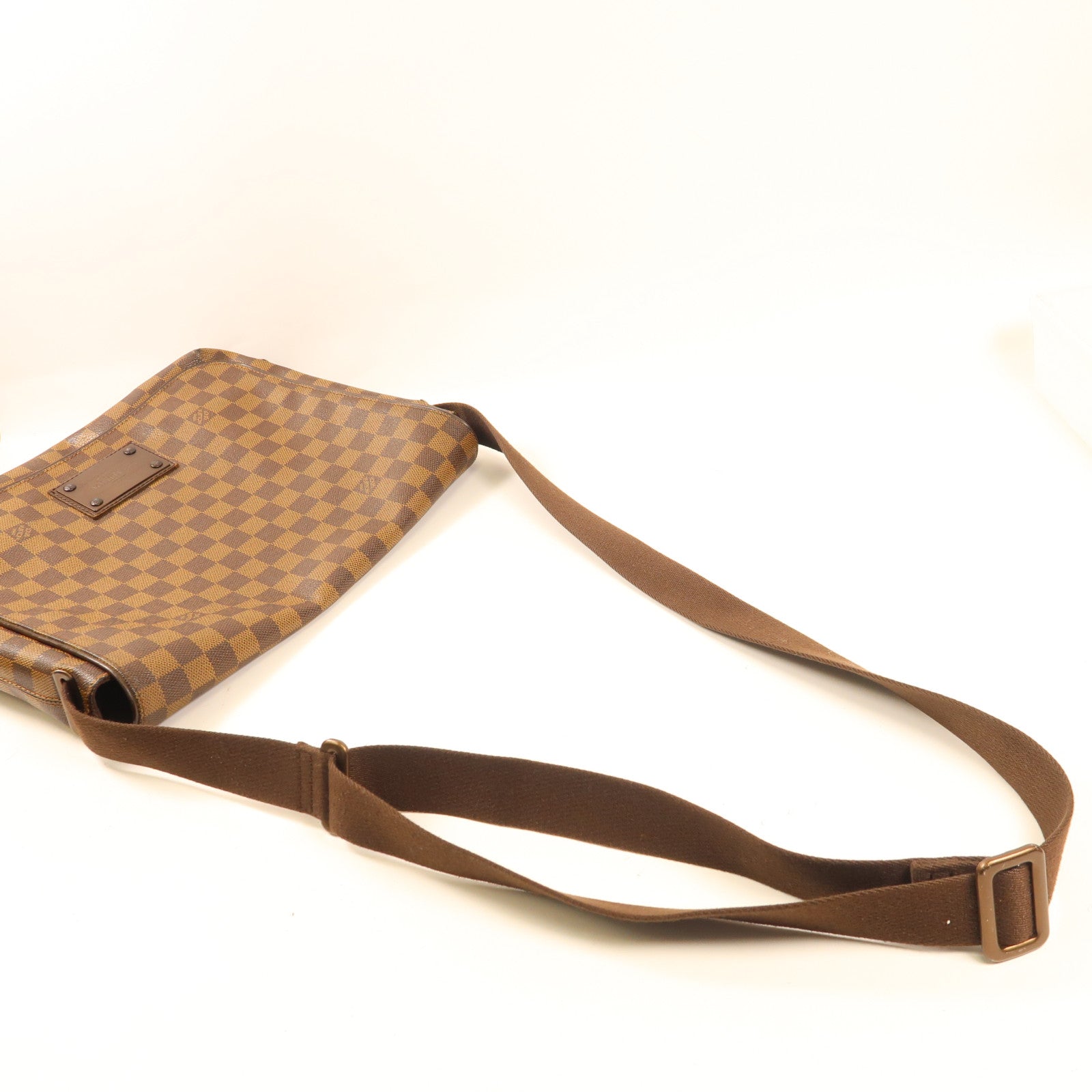 LOUIS VUITTON Damier Brooklyn MM肩背袋/斜挎包