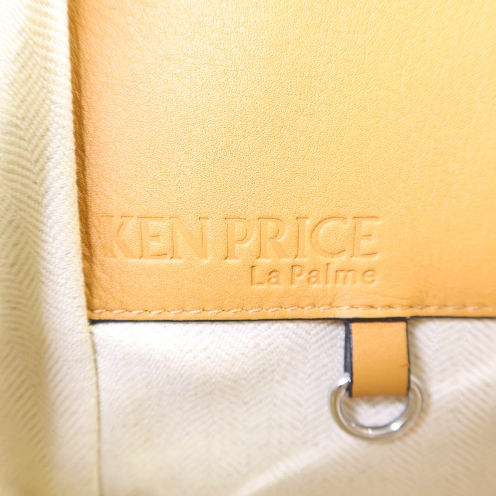 LOEWE 帆布/牛皮皮革Small Hammock Ken Price銀扣肩背袋