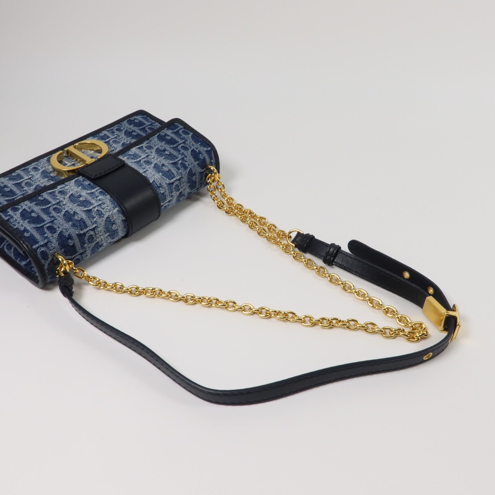 Dior 帆布30 Montaigne East-West鏈帶肩背袋