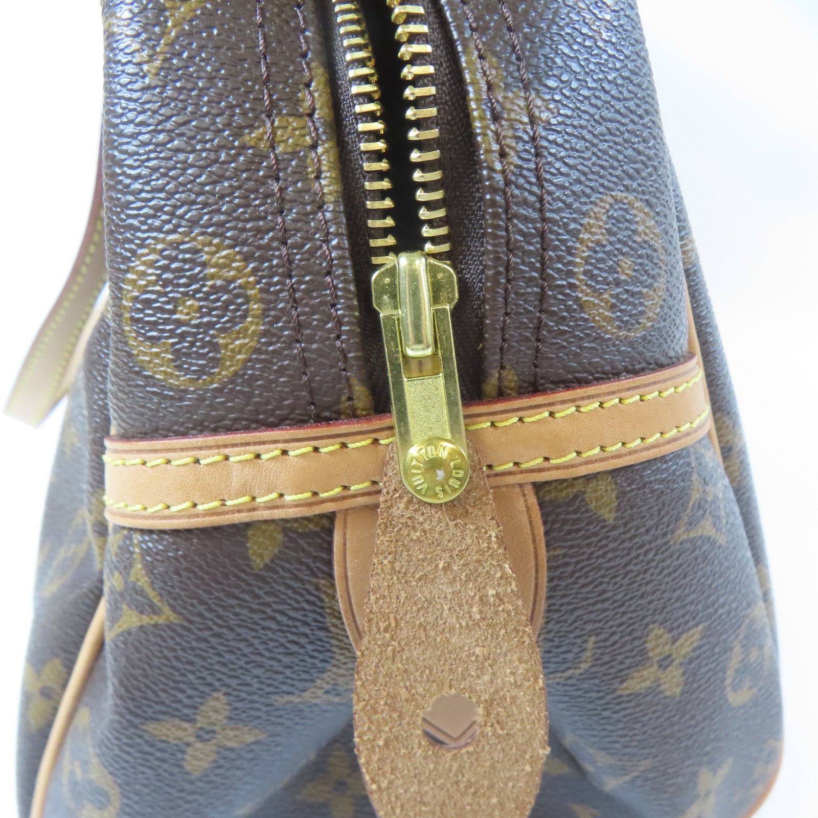 LOUIS VUITTON 【激減優惠】Monogram Montorgueil PM金扣手挽袋啡色