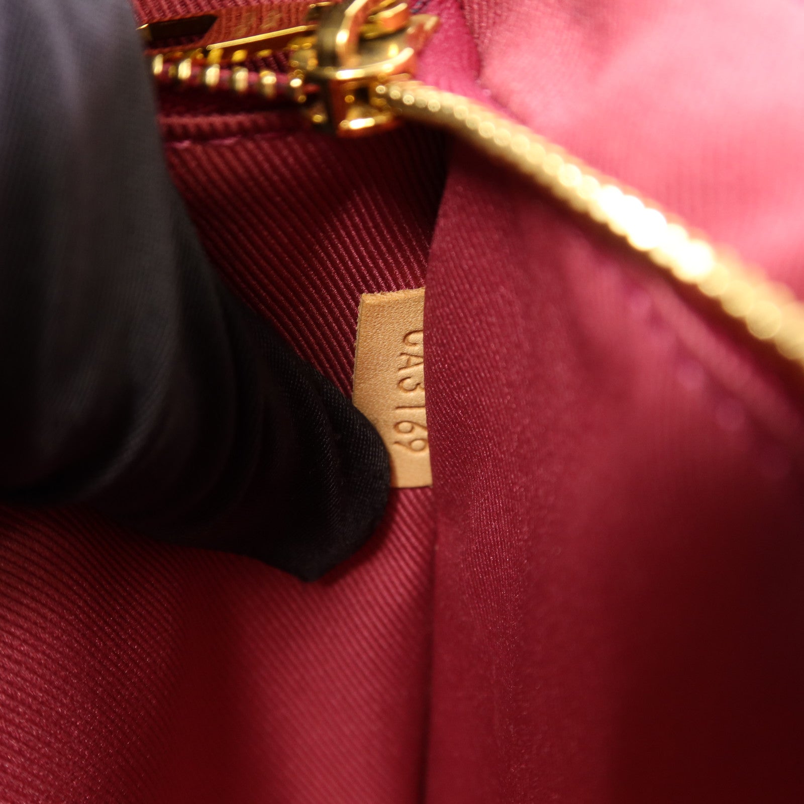 LOUIS VUITTON Monogram Cluny BB金扣手挽肩背兩用袋