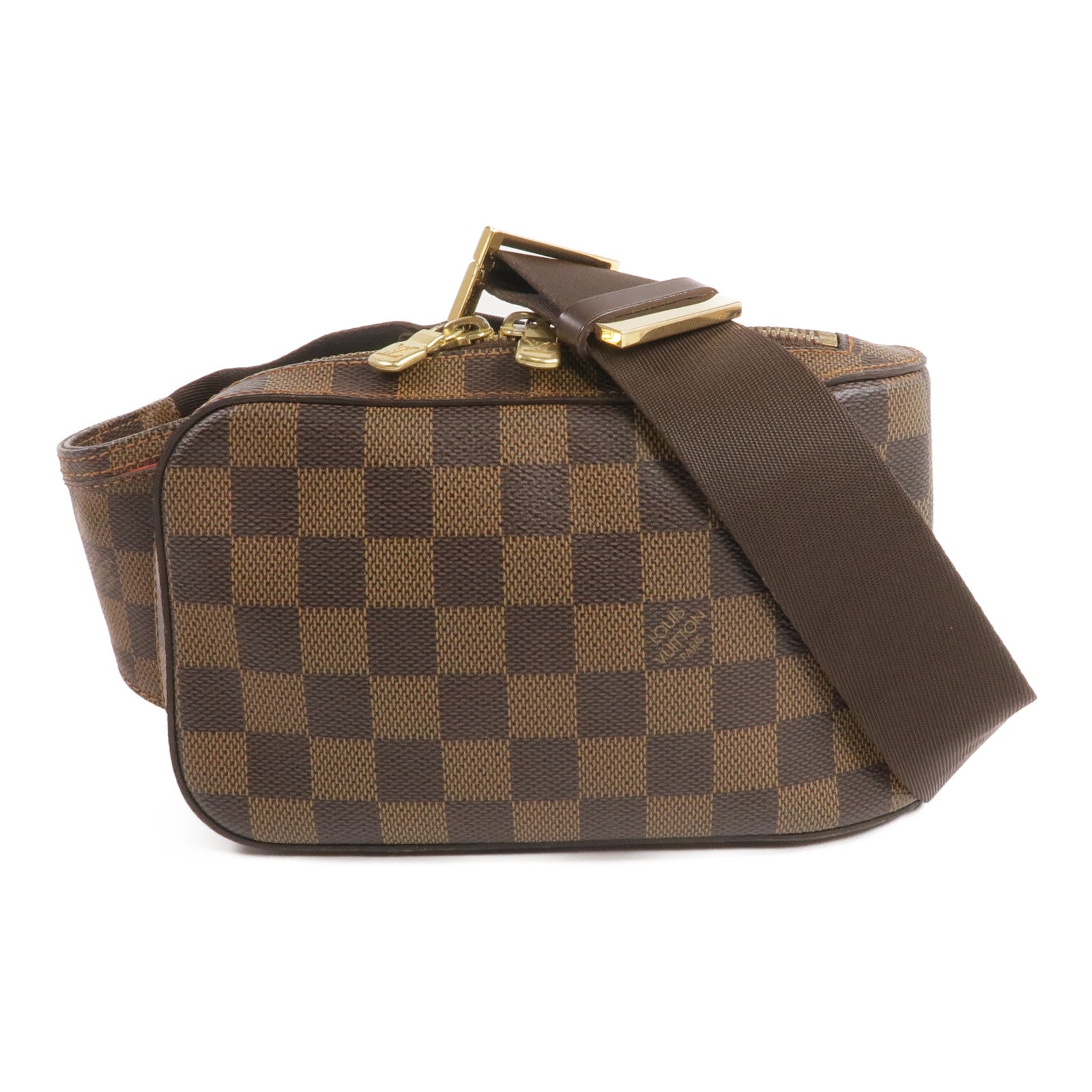 LOUIS VUITTON Damier Geronimos金扣腰包