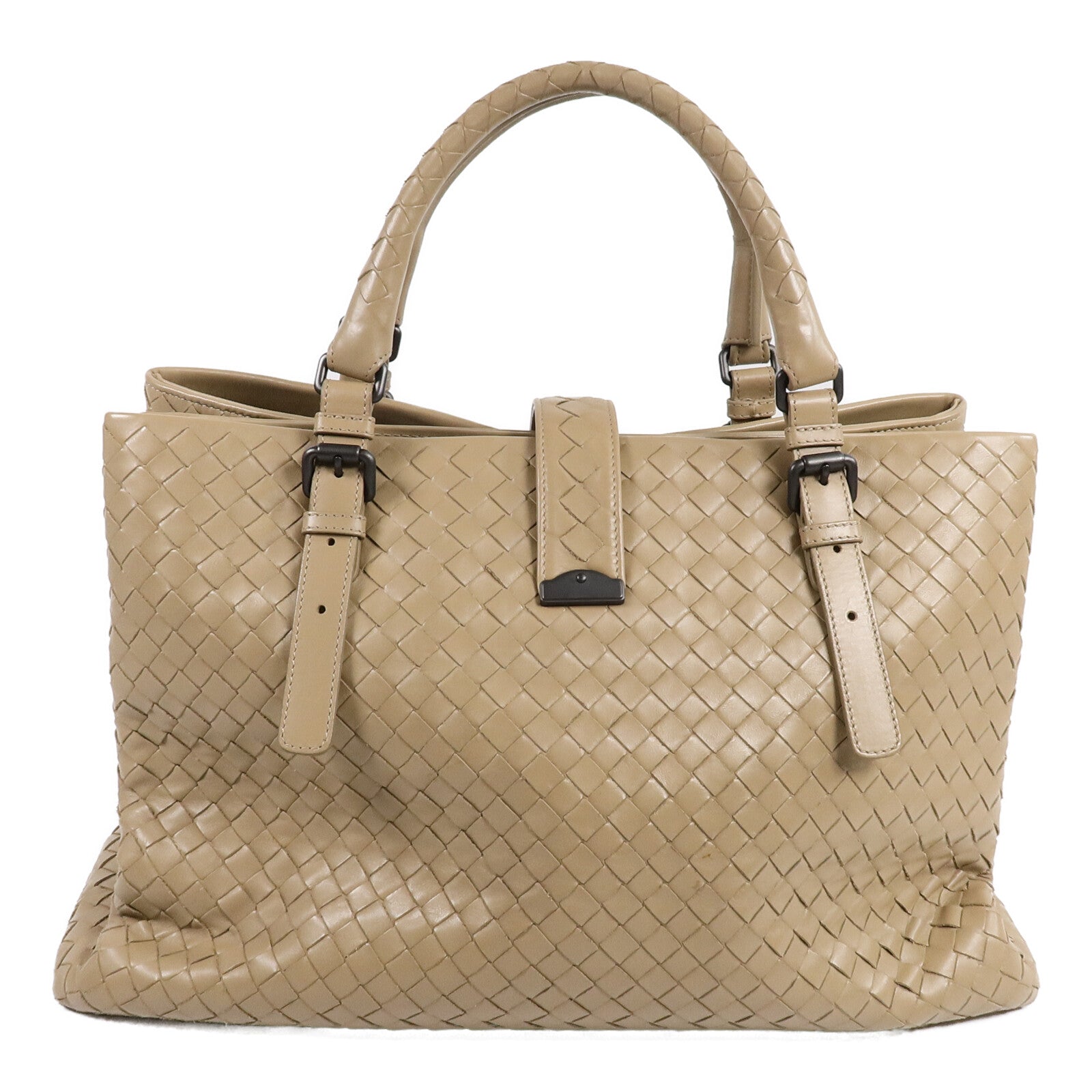 BOTTEGA VENETA 羊皮皮革Roma Medium手挽袋