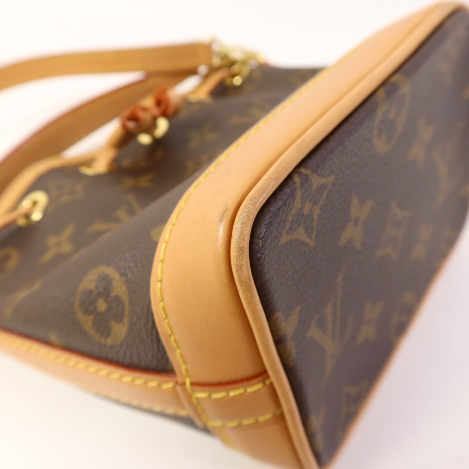LOUIS VUITTON Monogram Nano Noe金扣手挽肩背兩用袋