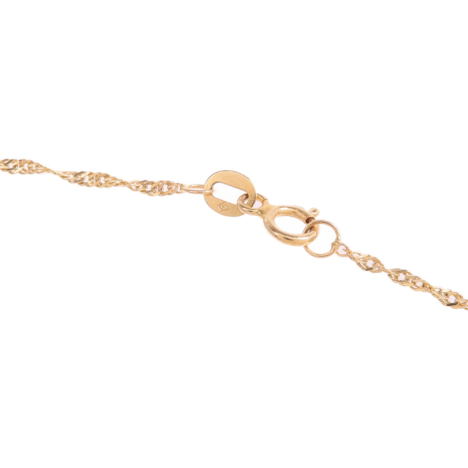 JEWELRY 14K黃金Citrine Diamond Necklace黄水晶/鑽石項鍊