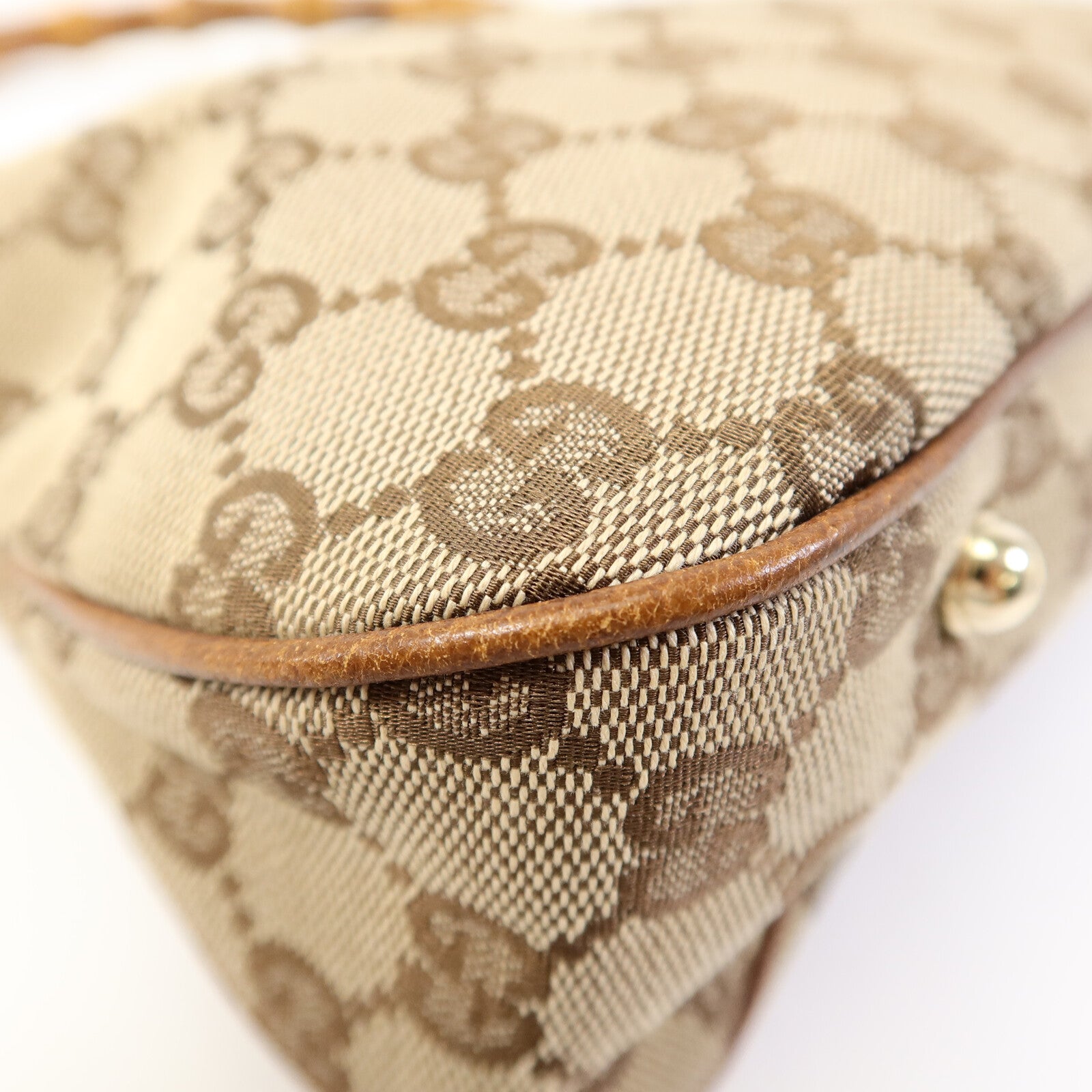 GUCCI GG帆布Bamboo Hand Bag手挽袋