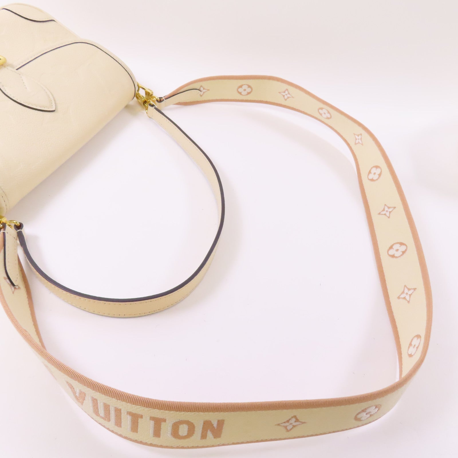 LOUIS VUITTON Monogram Empreinte Diane金扣手挽肩背兩用袋