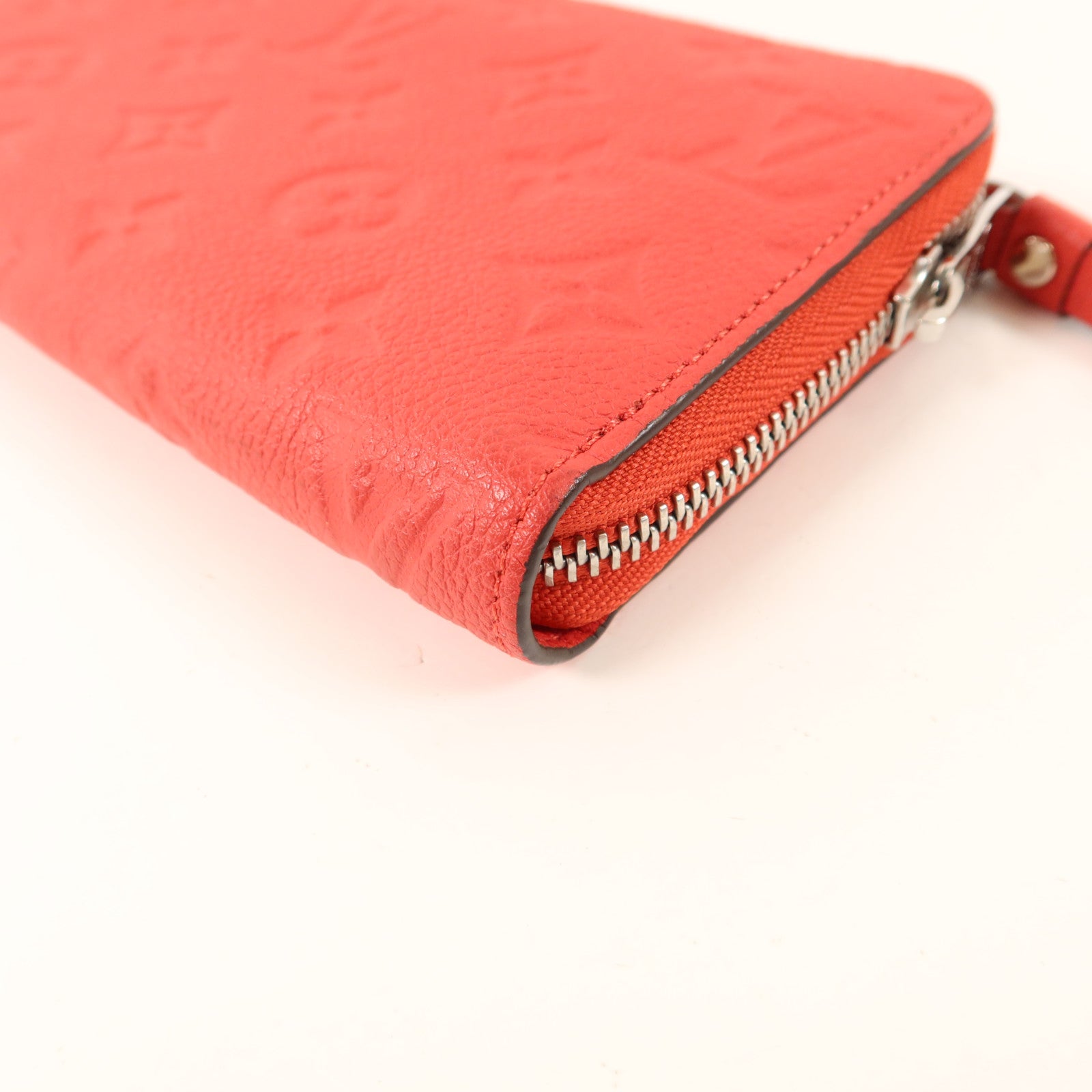 LOUIS VUITTON Monogram Empreinte Long Round Wallet銀扣長錢包