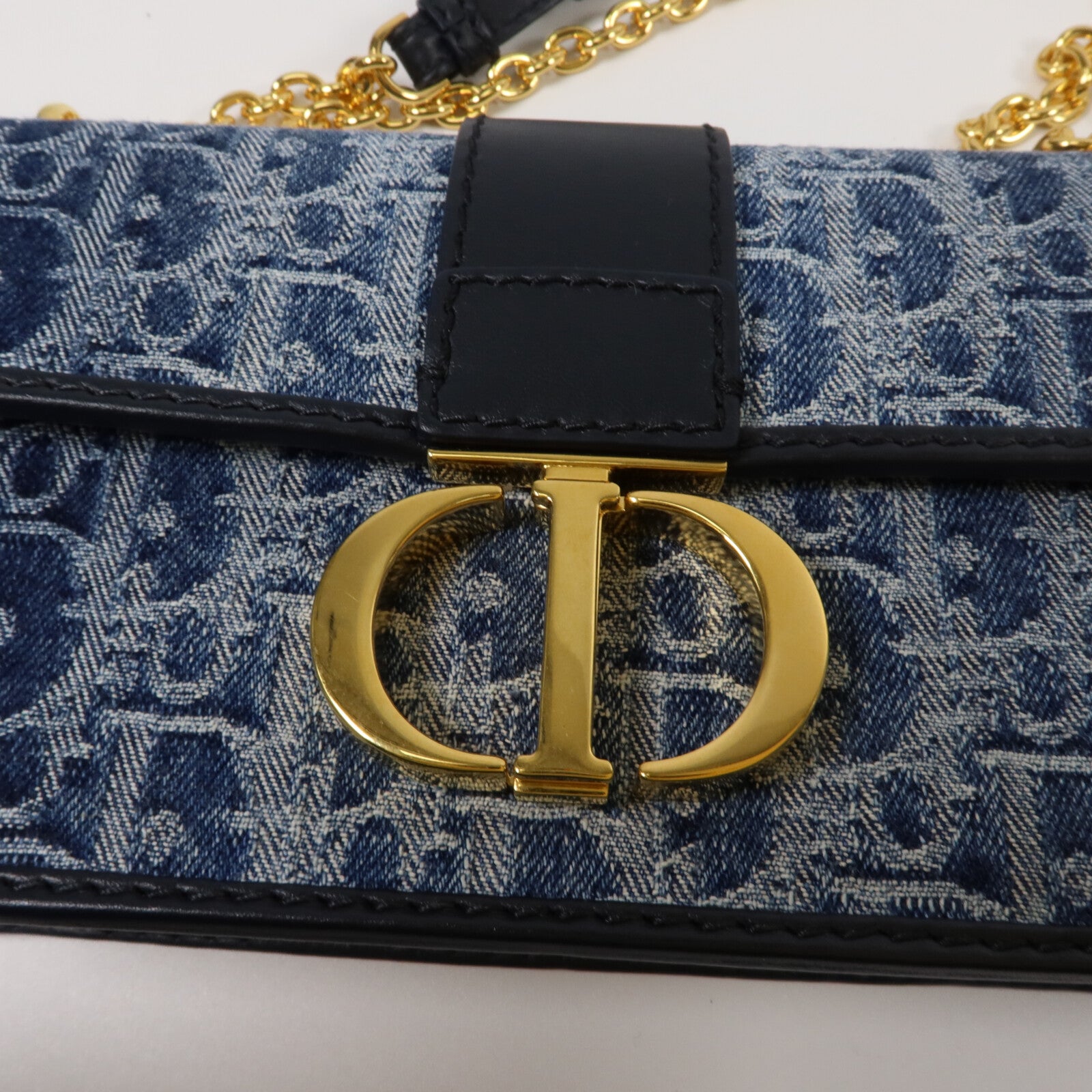 Dior 帆布30 Montaigne East-West鏈帶肩背袋