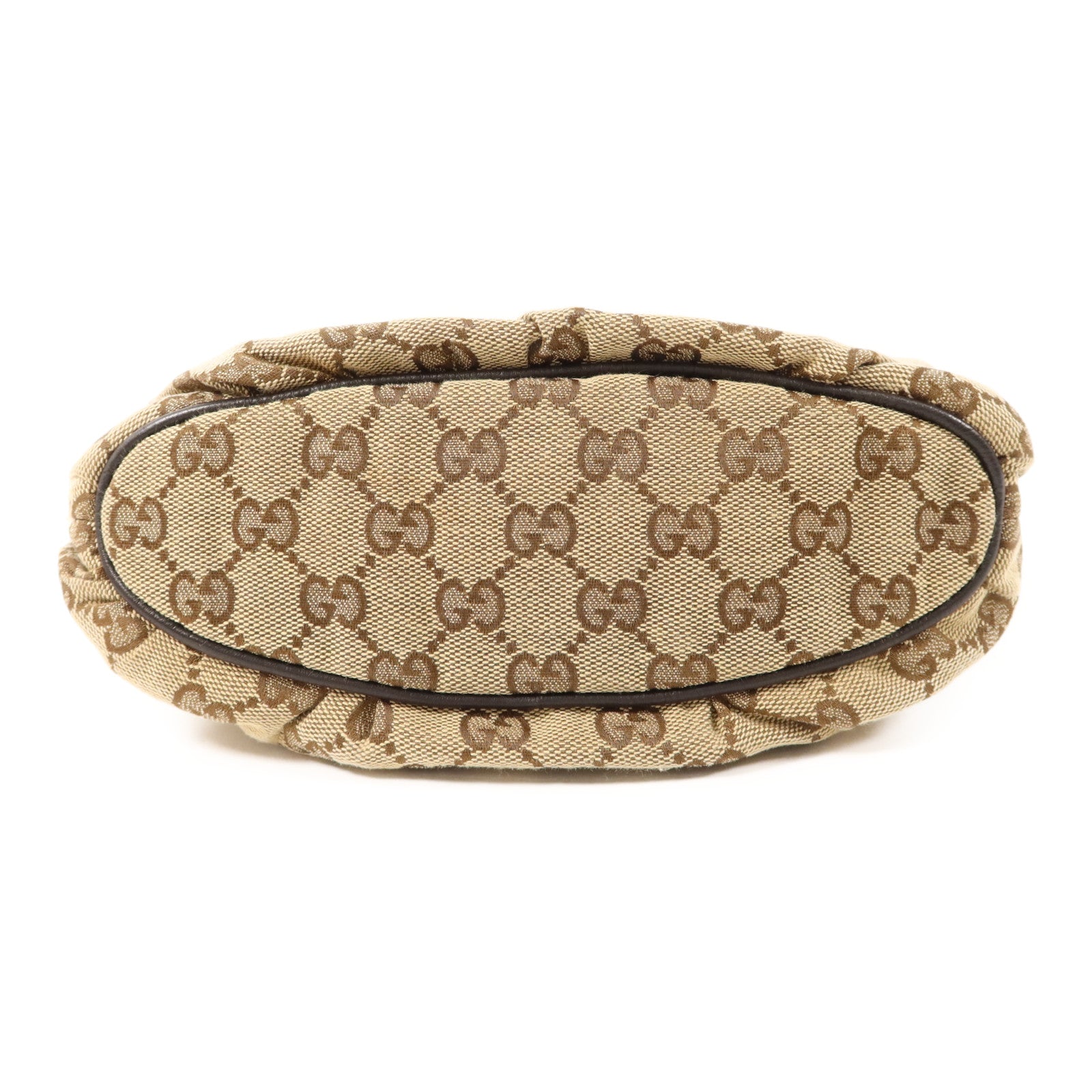 GUCCI 帆布Accessory Pouch Sherry Line Vintage金扣手挽袋