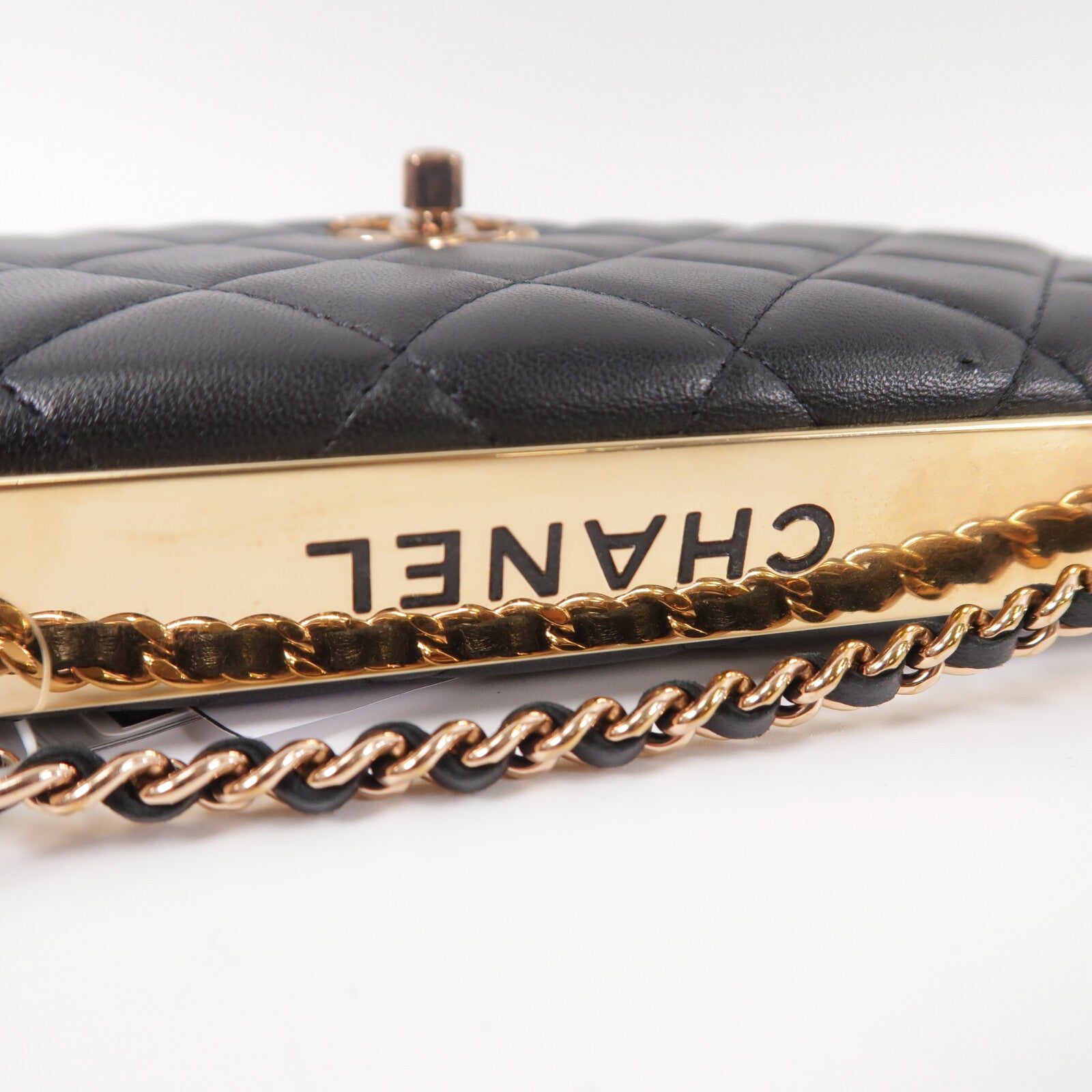 CHANEL 羊皮皮革Trendy CC WOC Wallet On Chain鏈帶肩背袋