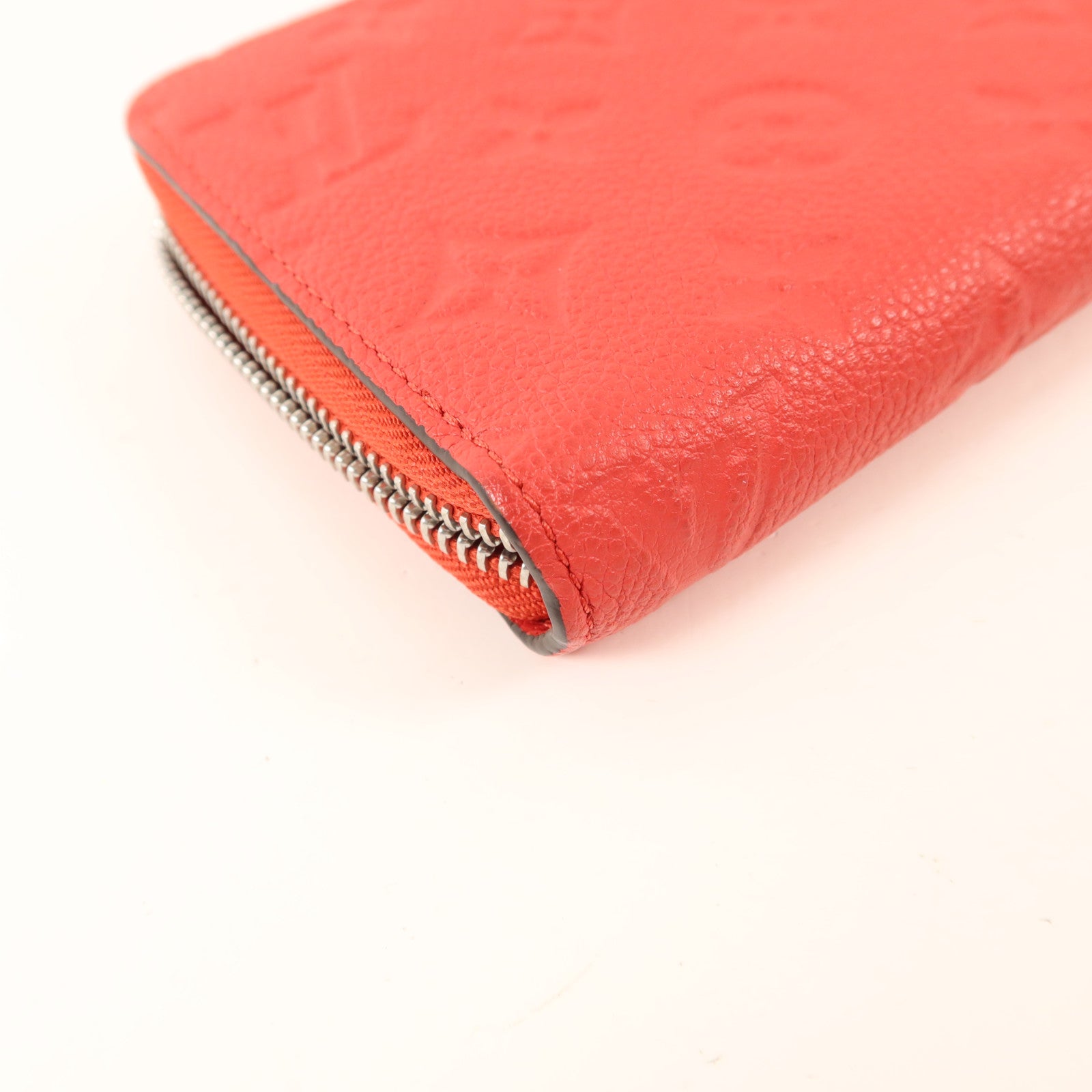 LOUIS VUITTON Monogram Empreinte Long Round Wallet銀扣長錢包