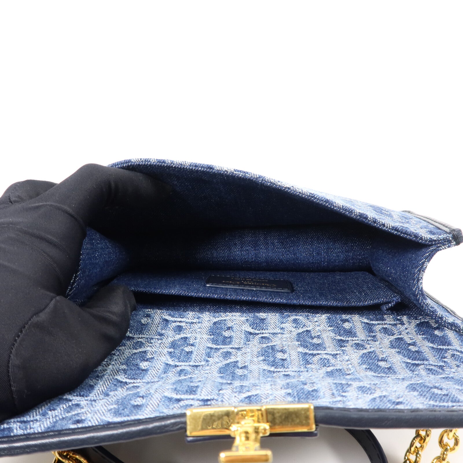 Dior 帆布30 Montaigne East-West鏈帶肩背袋