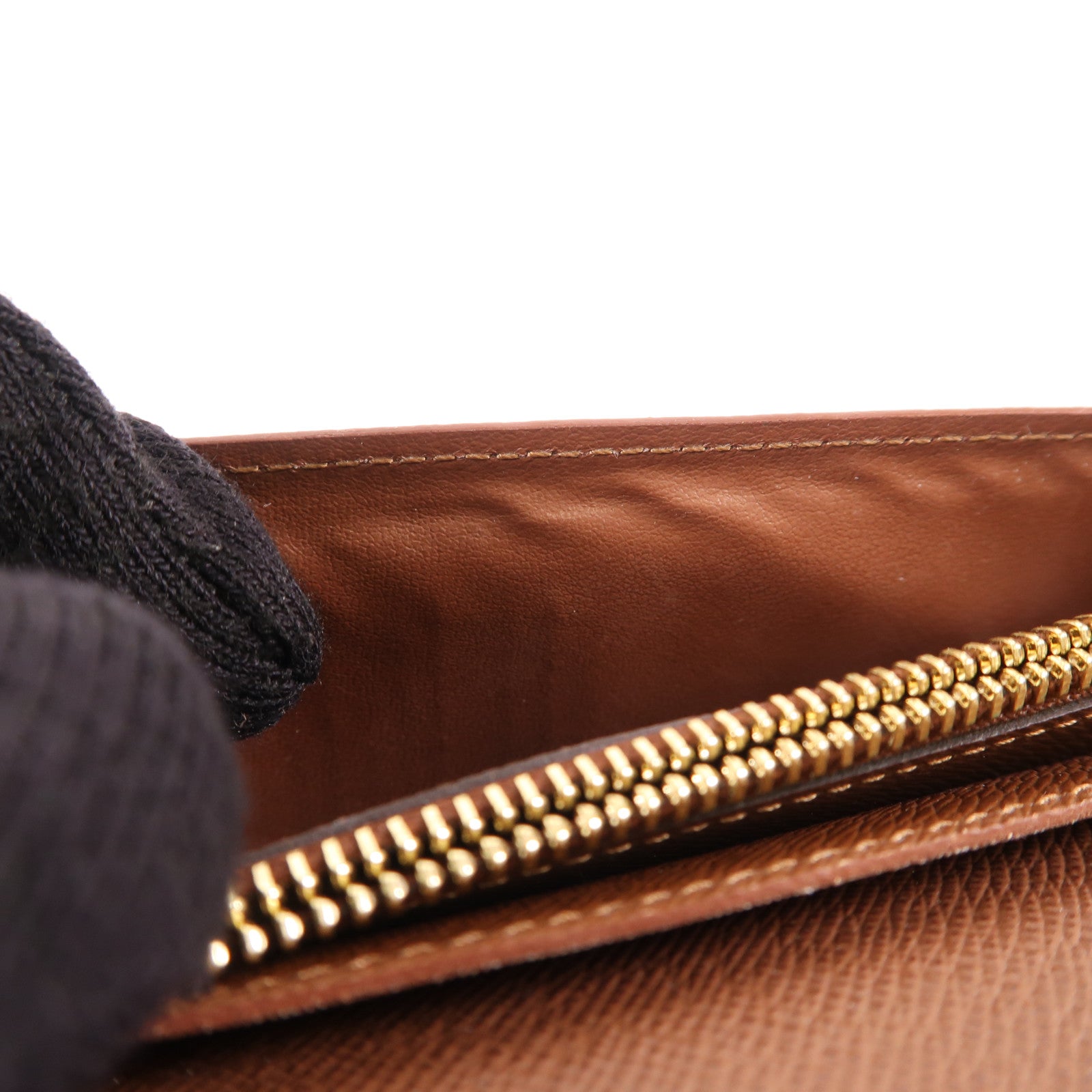 LOUIS VUITTON Monogram Brazza Wallet金扣長錢包