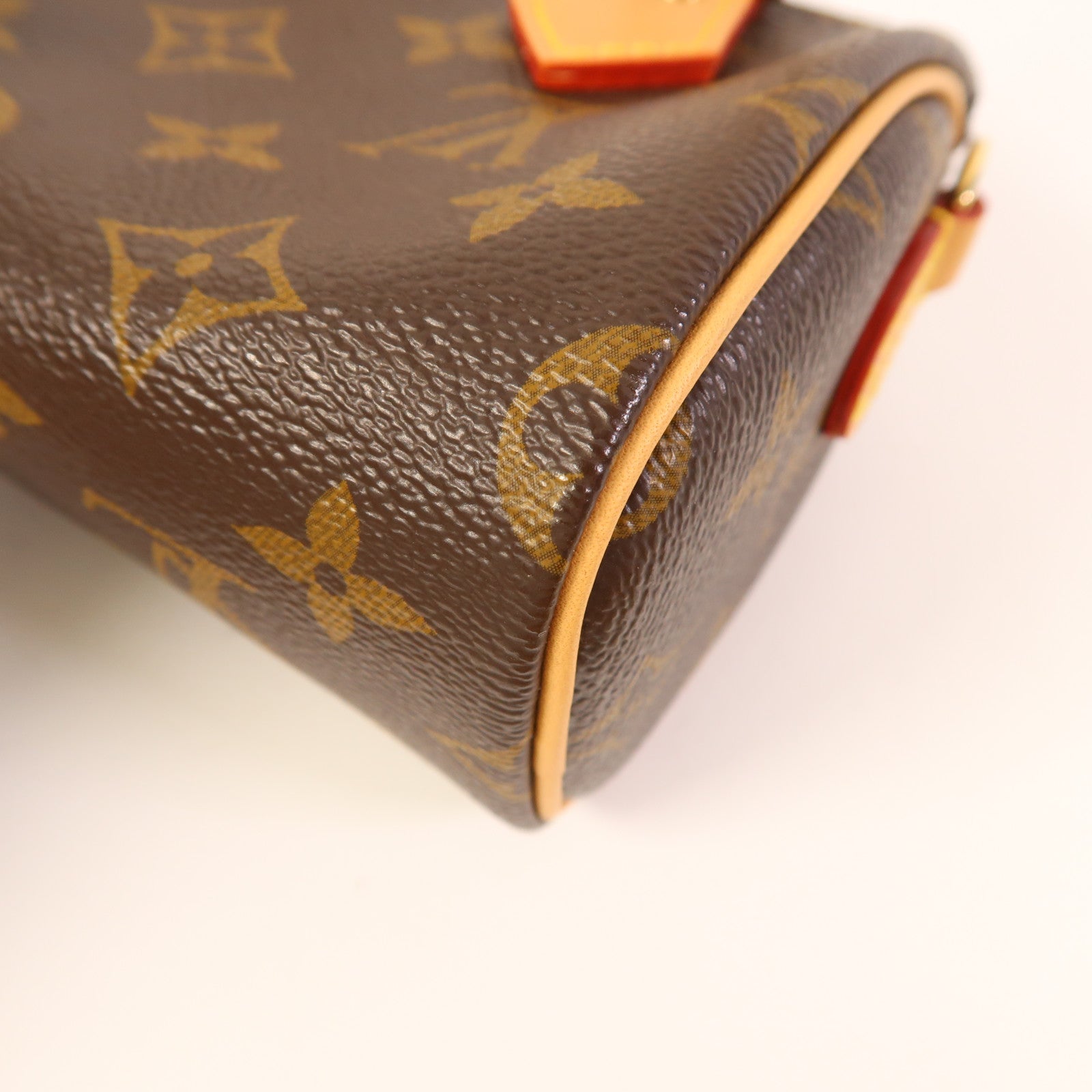 LOUIS VUITTON Monogram Nano Speedy金扣手挽肩背兩用袋