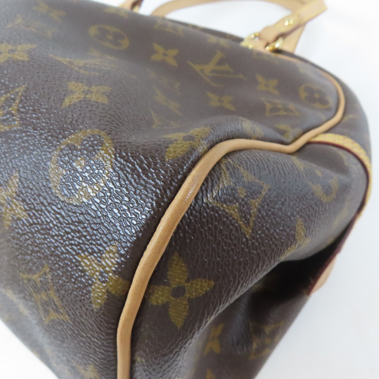 LOUIS VUITTON 【激減優惠】Monogram Montorgueil PM金扣手挽袋啡色