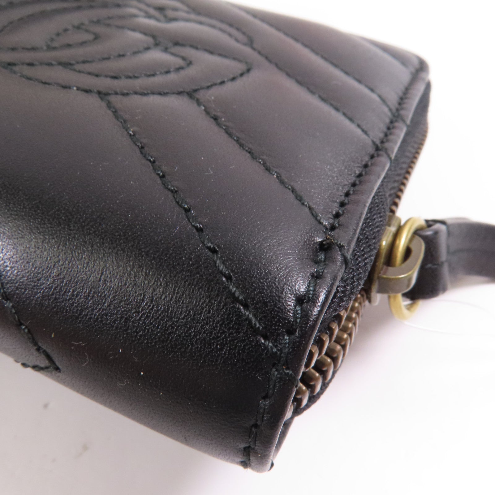 GUCCI 牛皮皮革Wallet金扣錢包