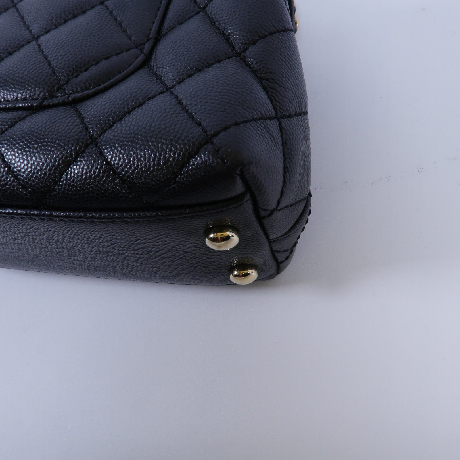 CHANEL 牛皮皮革Mini Coco Handle手挽肩背兩用袋