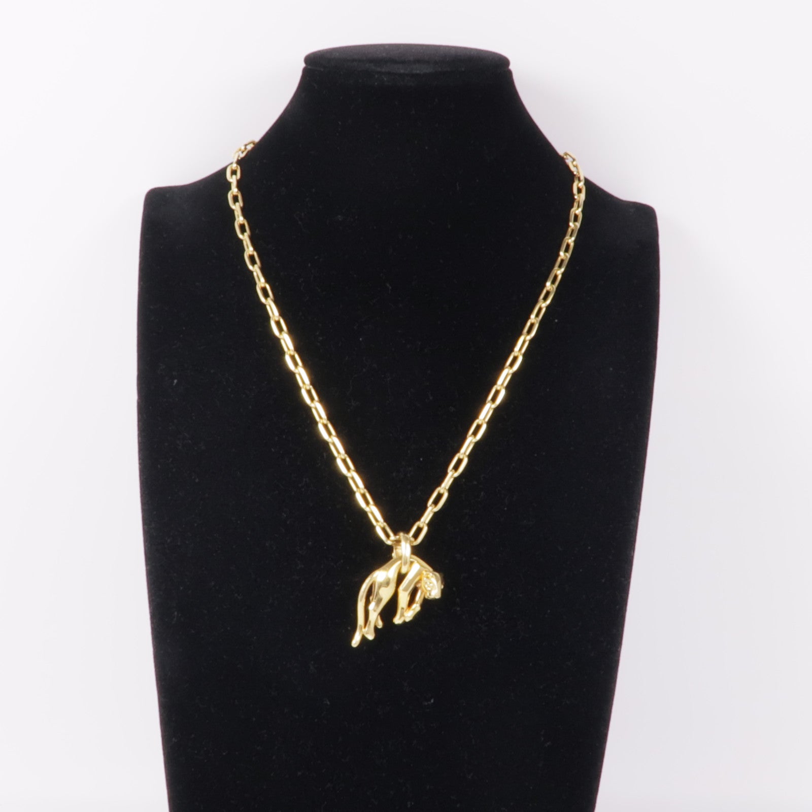 CARTIER 18K黃金Panthere Pendant項鍊
