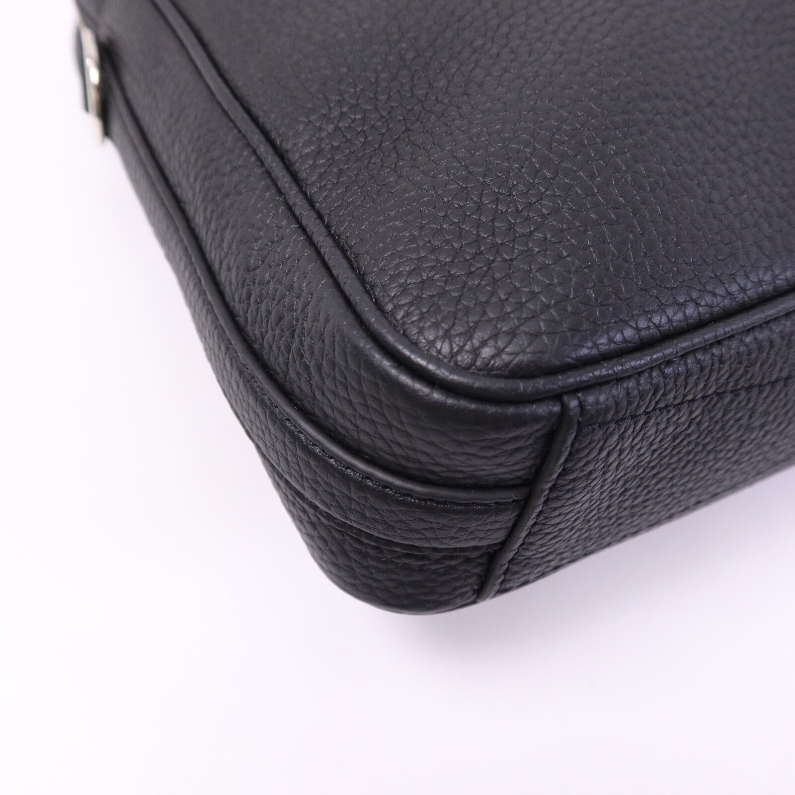 LOUIS VUITTON Taurillon Armand Briefcase銀扣手挽肩背兩用袋
