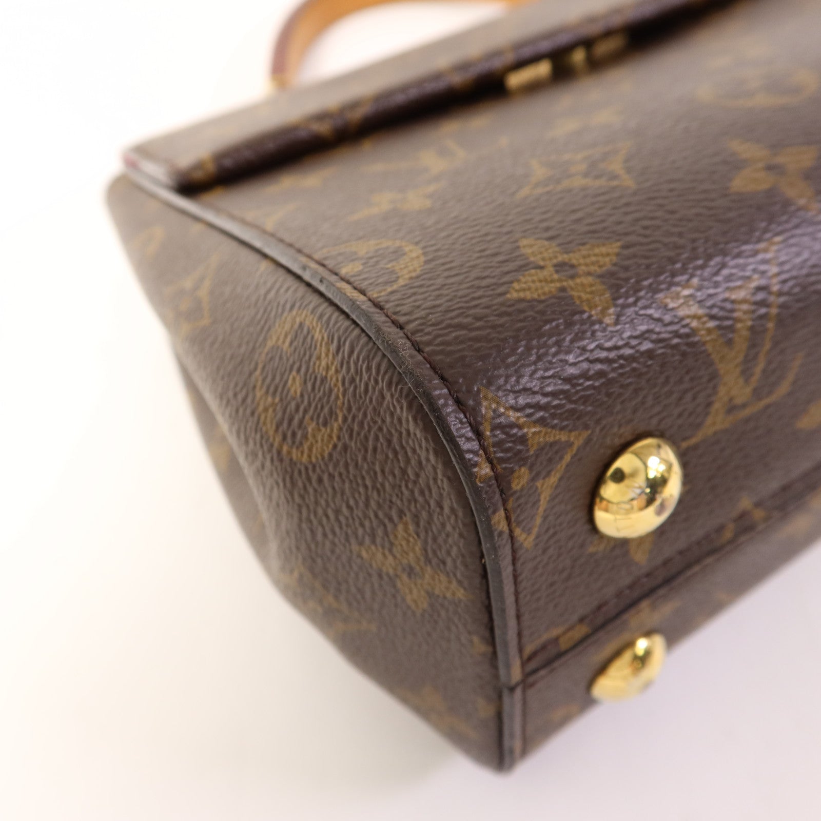 LOUIS VUITTON Monogram Cluny BB金扣手挽肩背兩用袋