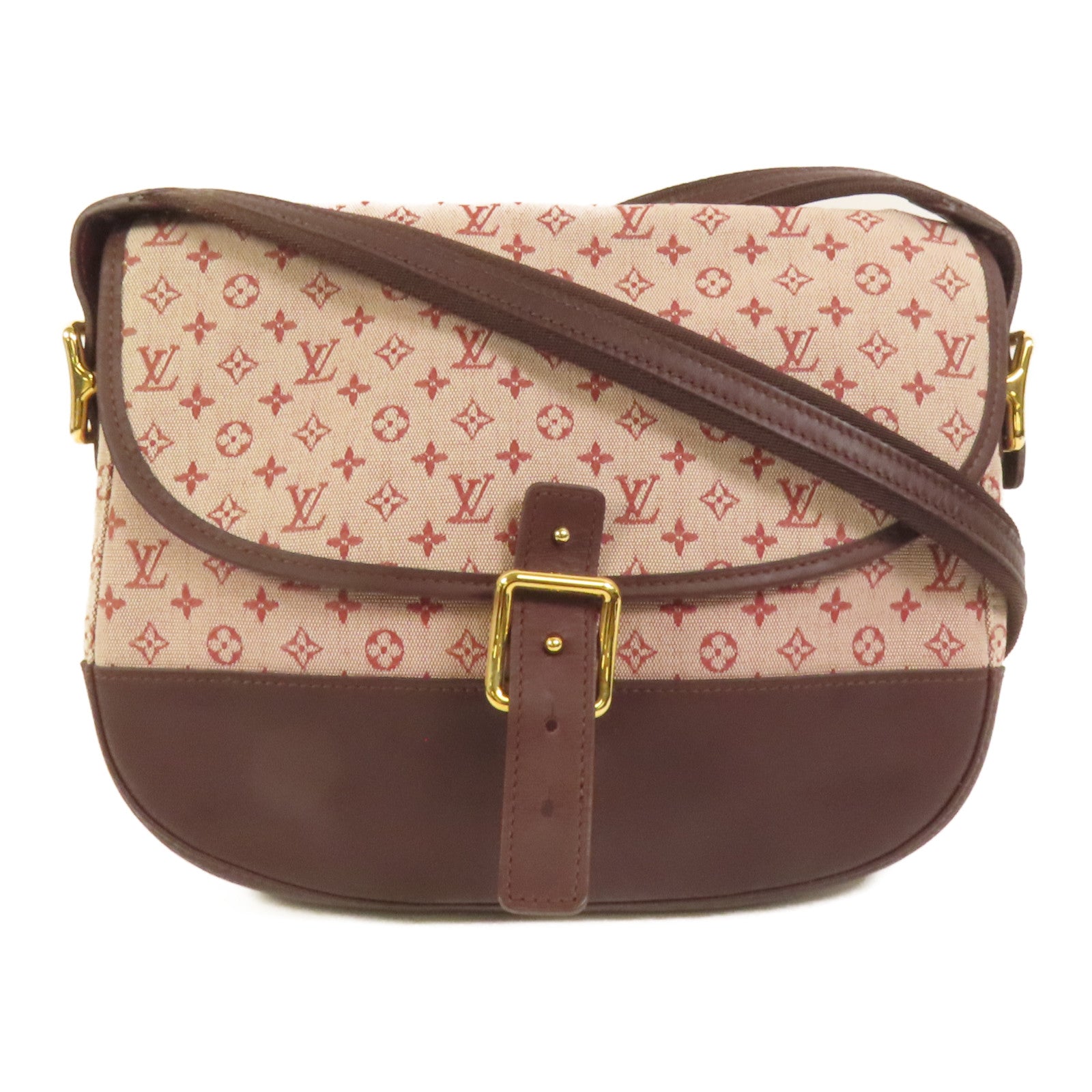LOUIS VUITTON Monogram Mini Lin Marjorie金扣肩背袋