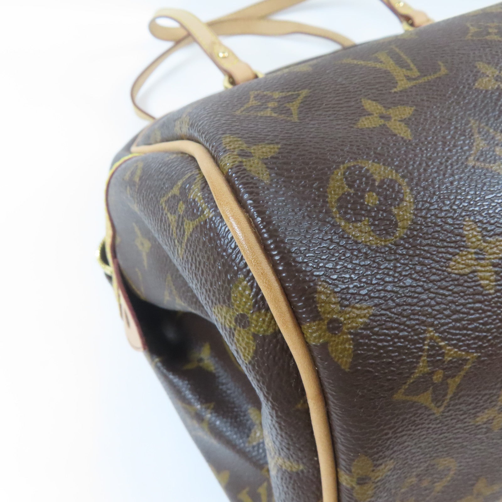 LOUIS VUITTON 【激減優惠】Monogram Montorgueil PM金扣手挽袋啡色