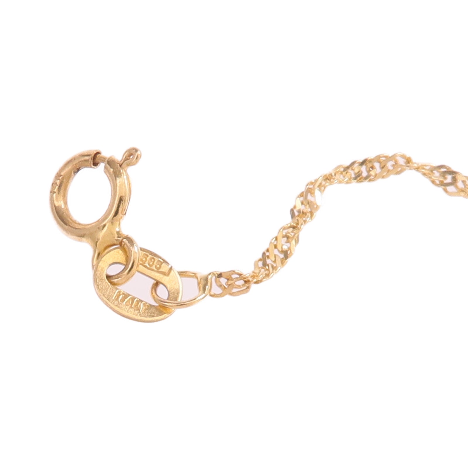 JEWELRY 14K黃金Citrine Diamond Necklace黄水晶/鑽石項鍊