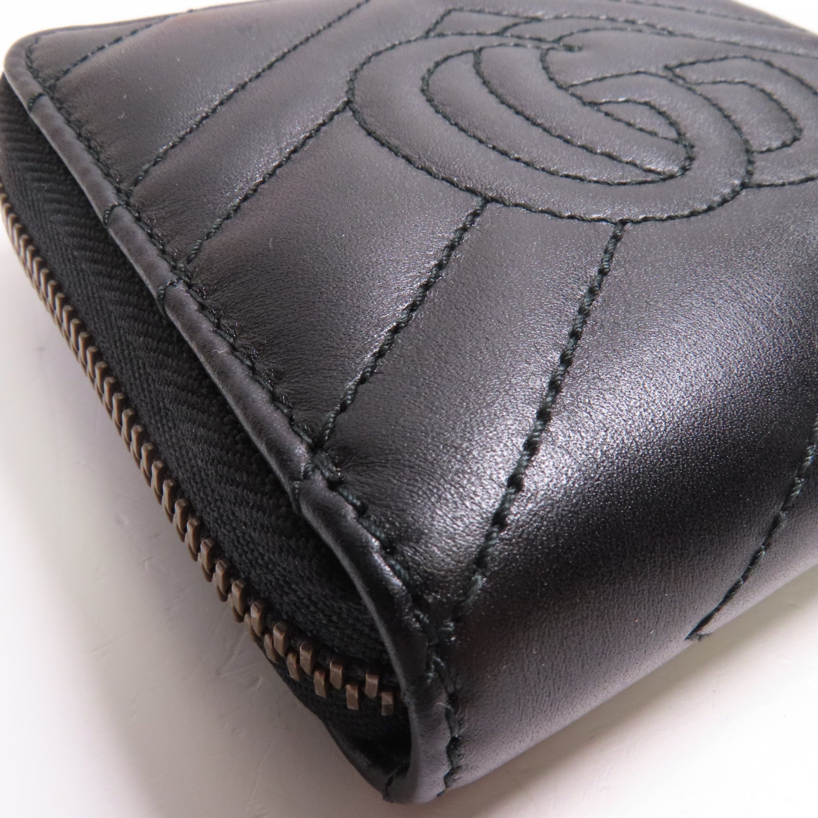 GUCCI 牛皮皮革Wallet金扣錢包