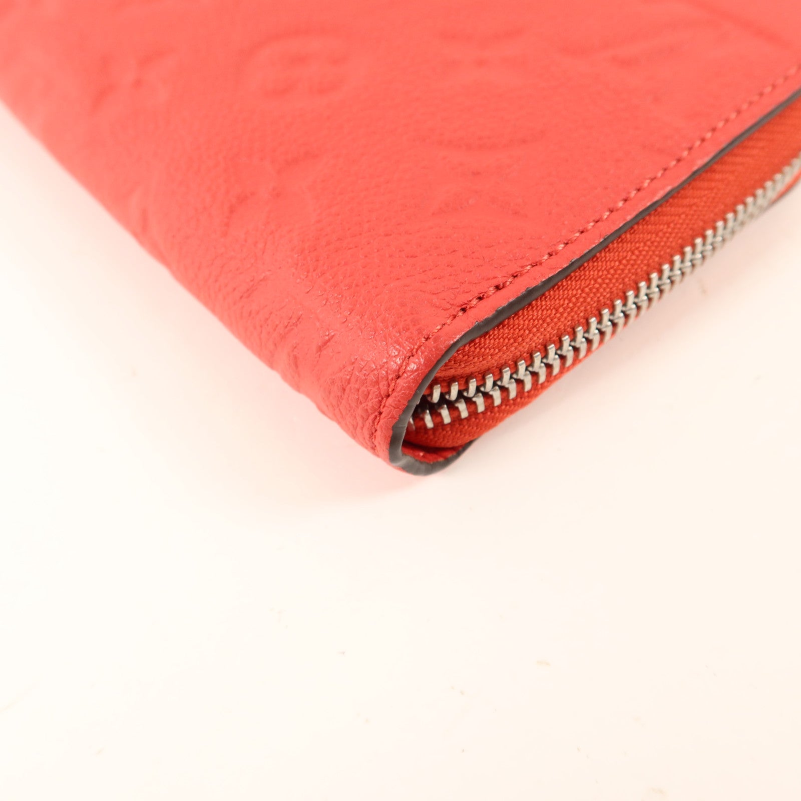 LOUIS VUITTON Monogram Empreinte Long Round Wallet銀扣長錢包