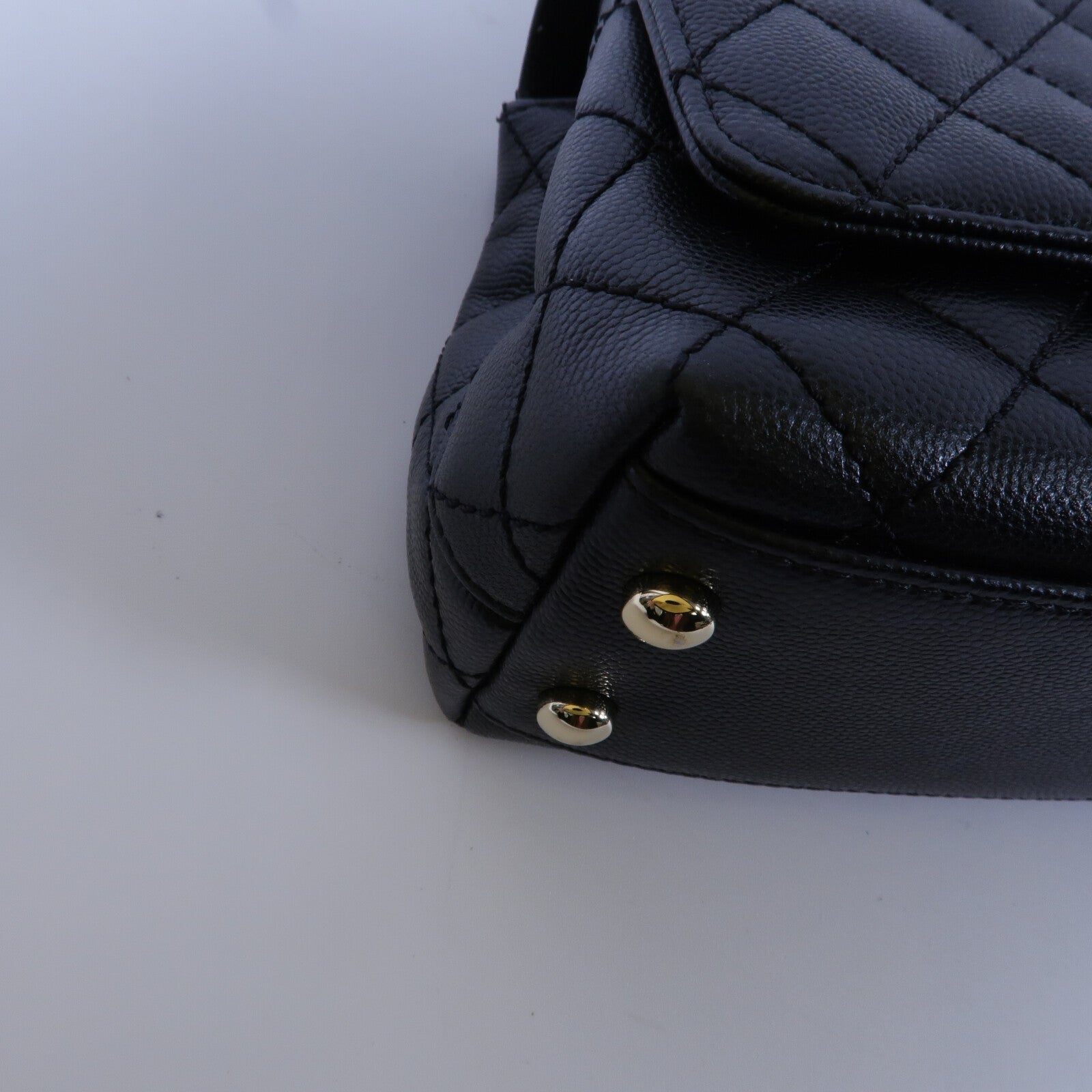 CHANEL 牛皮皮革Mini Coco Handle手挽肩背兩用袋
