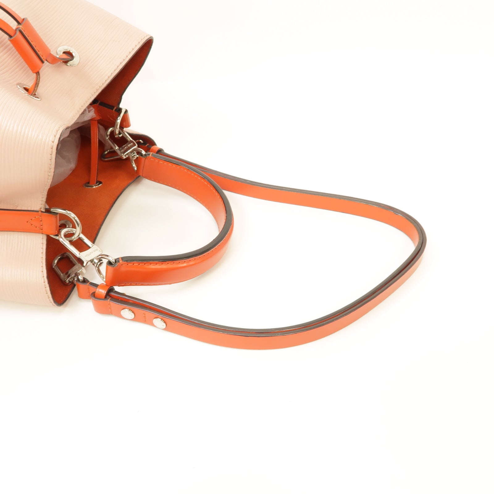 LOUIS VUITTON 【清倉大減價】Epi Neo Noe 2 Way Shoulder銀扣手挽肩背兩用袋紅色/粉紅色