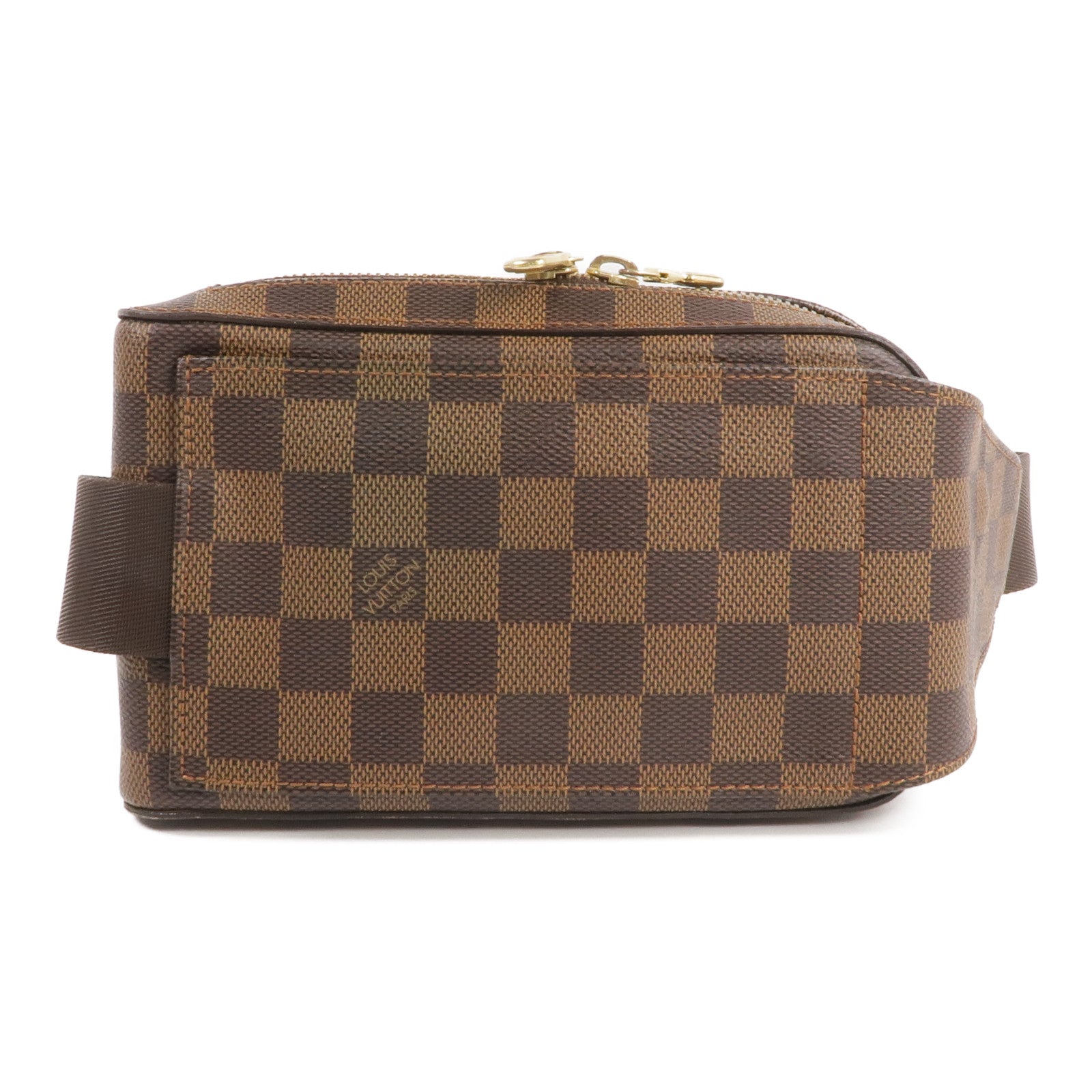 LOUIS VUITTON Damier Geronimos金扣腰包