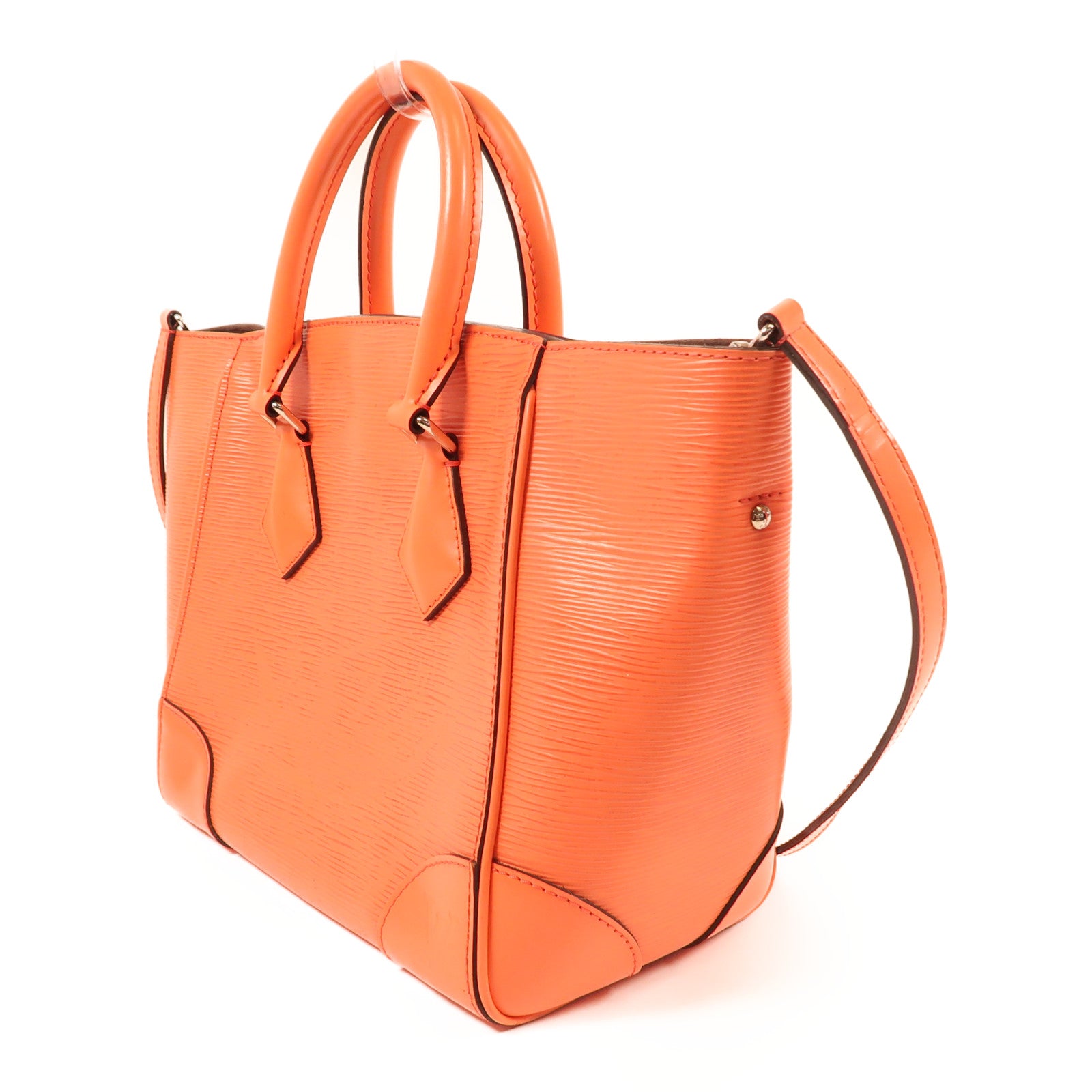 LOUIS VUITTON Epi Marly MM銀扣手挽肩背兩用袋