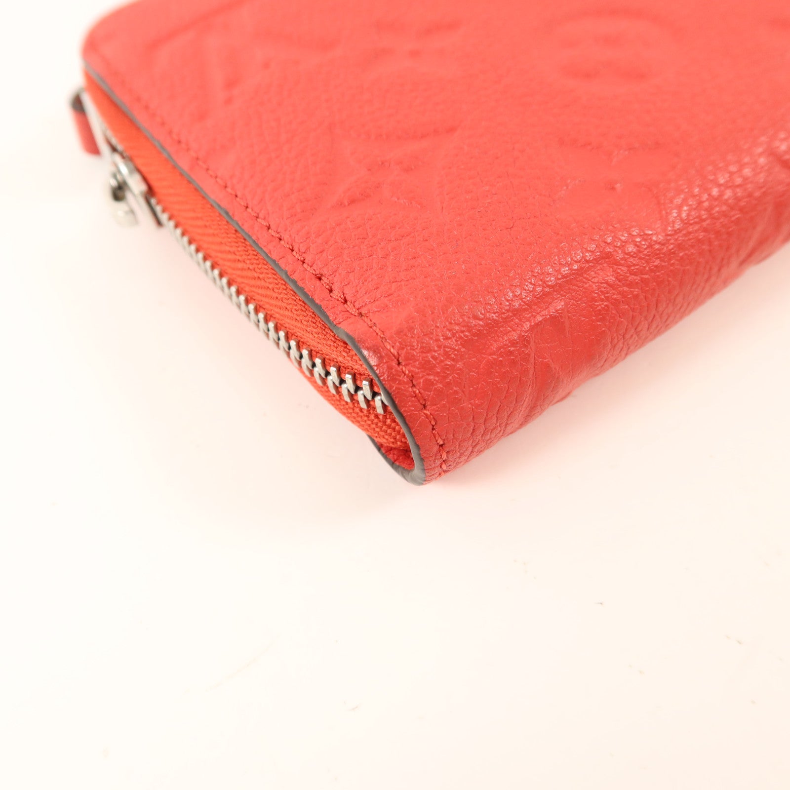 LOUIS VUITTON Monogram Empreinte Long Round Wallet銀扣長錢包