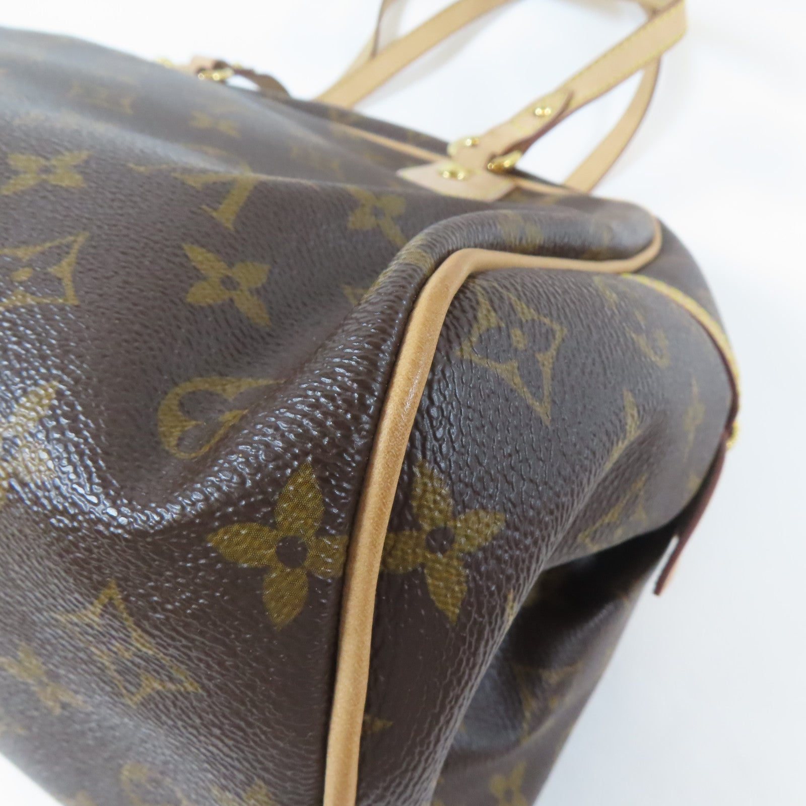 LOUIS VUITTON 【激減優惠】Monogram Montorgueil PM金扣手挽袋啡色