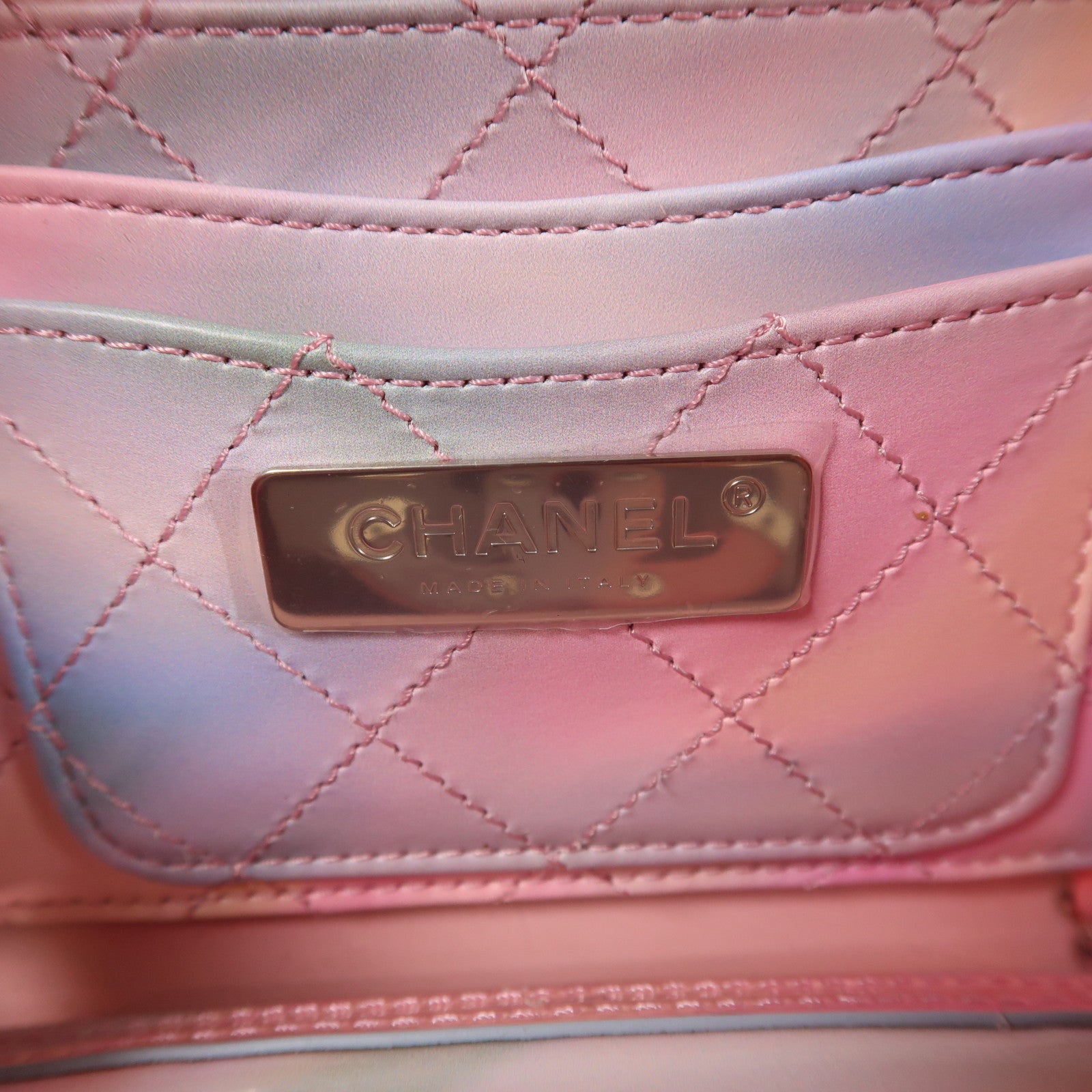 CHANEL PVC Vanity Case銀扣手挽肩背兩用袋