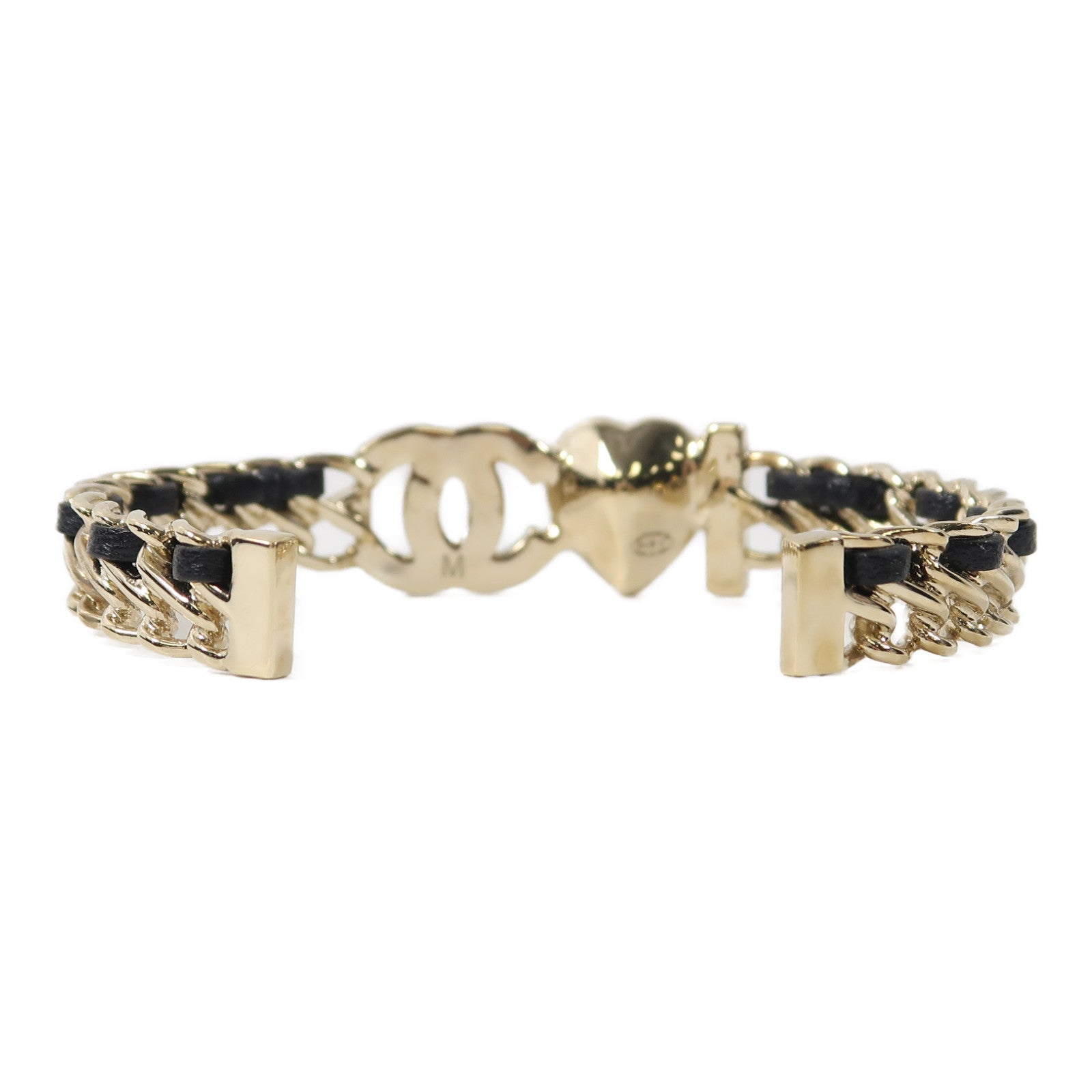 CHANEL 金屬Bangle手鐲金色/白色/粉紅色