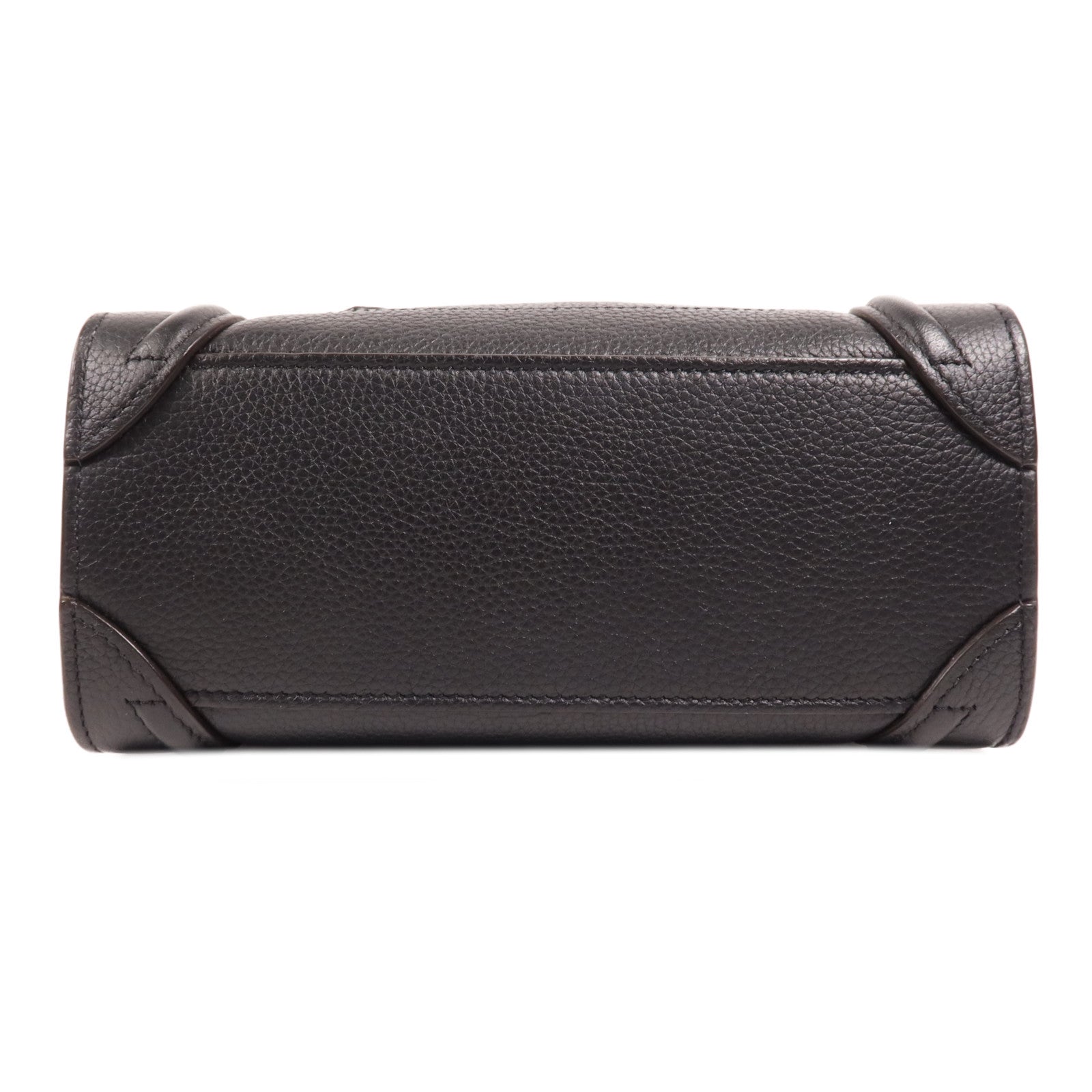 CELINE 牛皮皮革Nano Luggage銀扣手挽肩背兩用袋